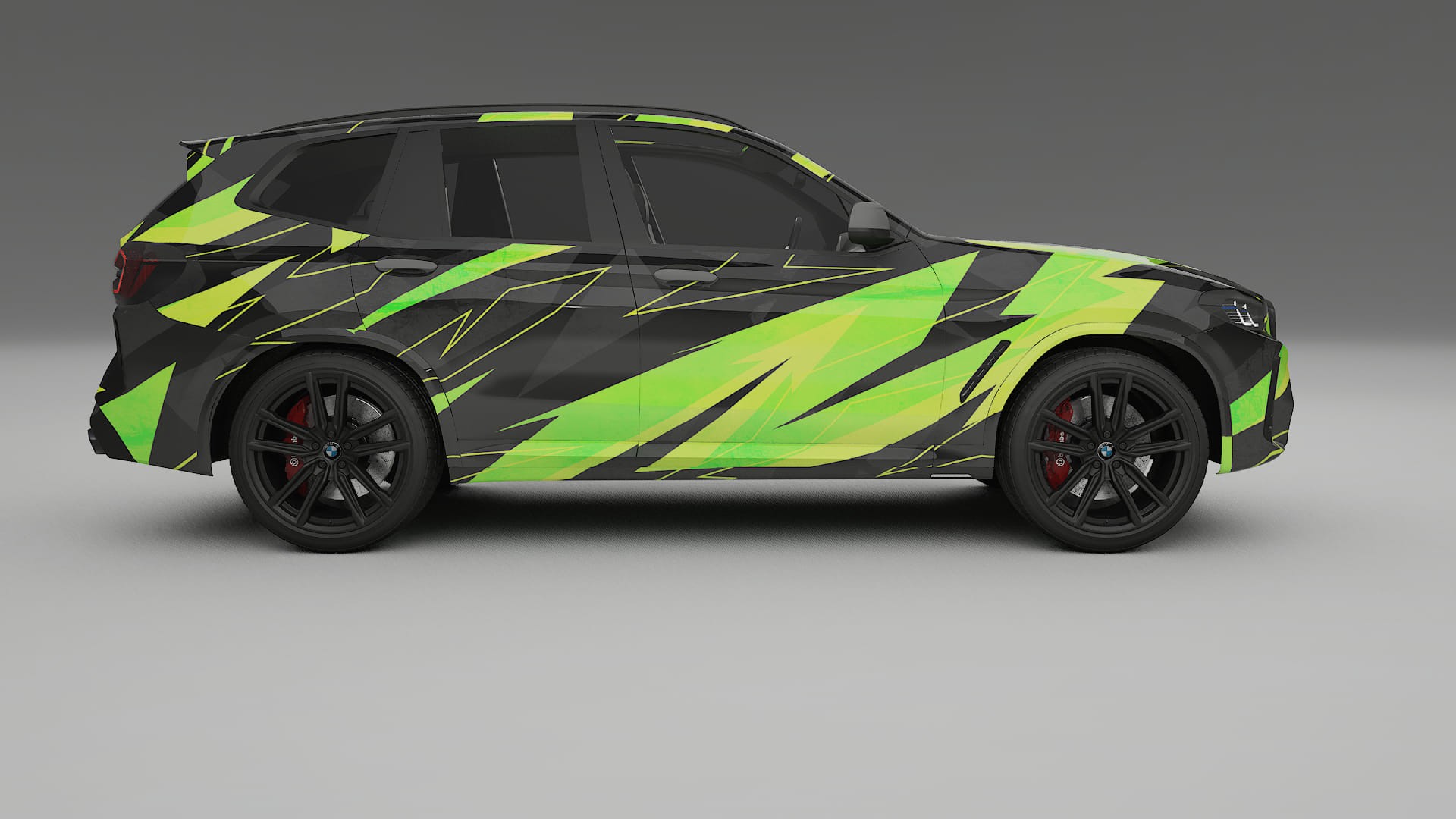 BMW X3 G01 facelift NINJA TURTLES – Designový Wrap PPF Fólie na auto - tisknutelný polyuretan
