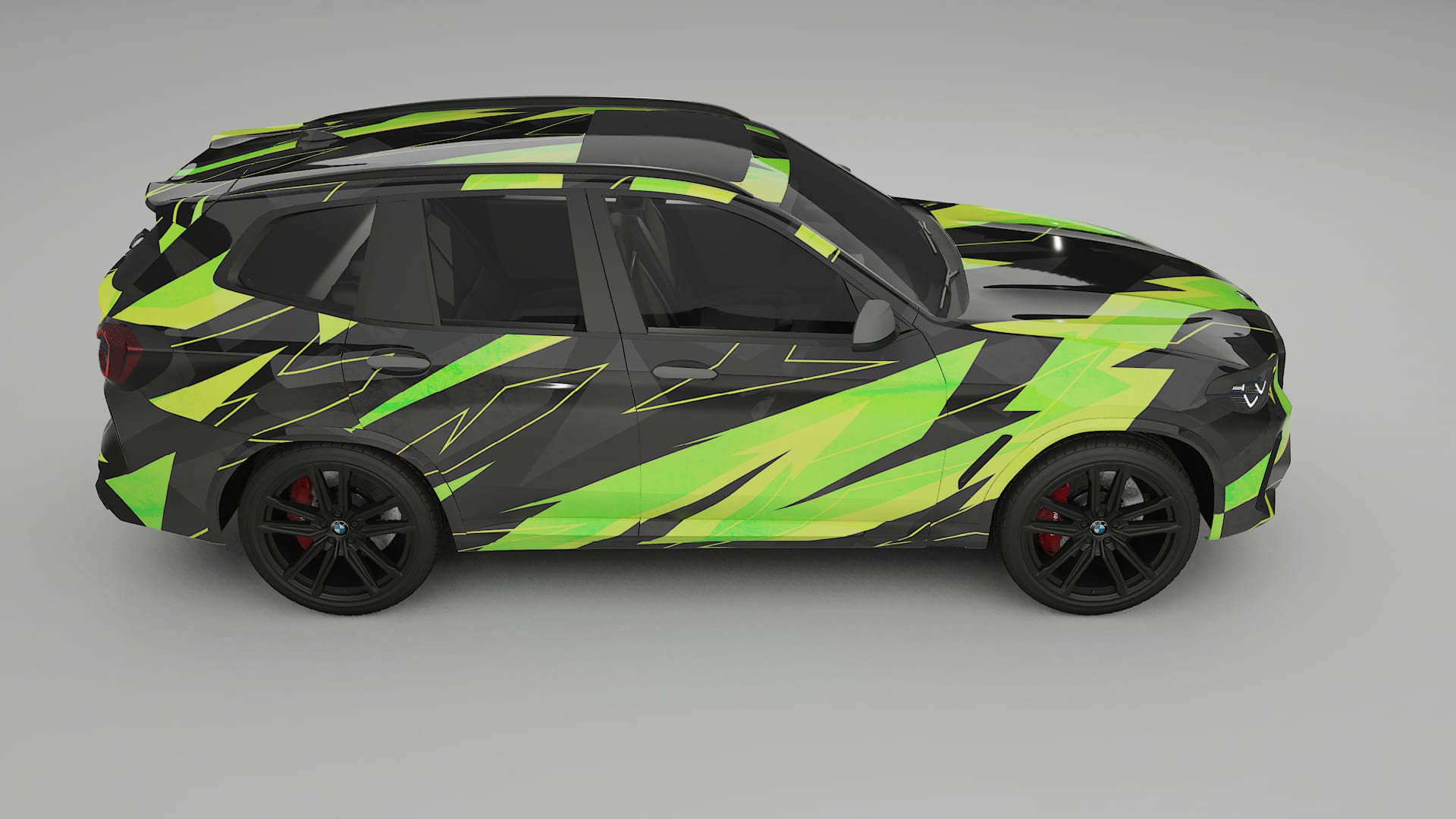 BMW X3 G01 facelift NINJA TURTLES – Designový Wrap PPF Fólie na auto - tisknutelný polyuretan