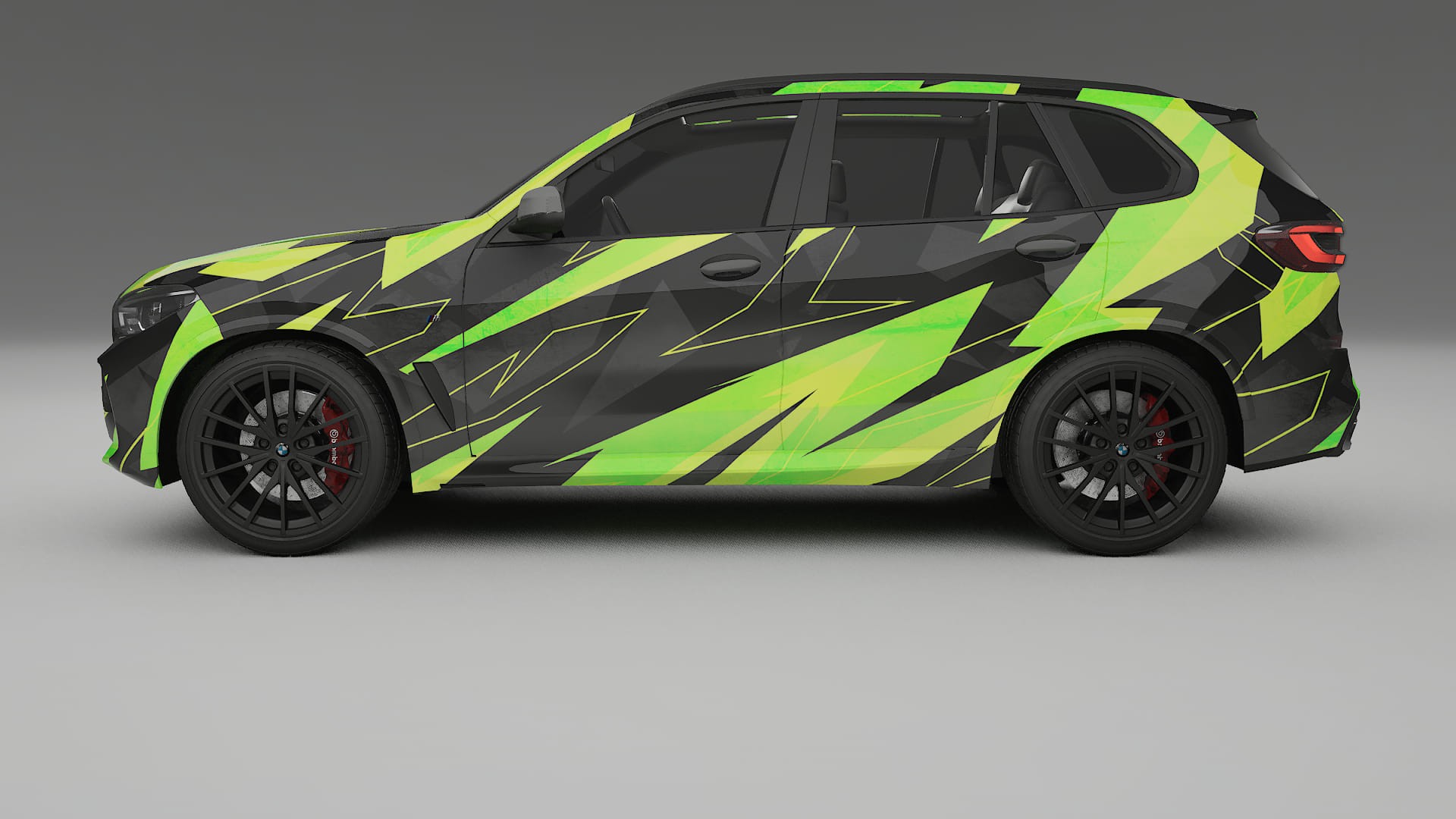 BMW X5 G05 M-Sport NINJA TURTLES – Designový Wrap PPF Fólie na auto - tisknutelný polyuretan