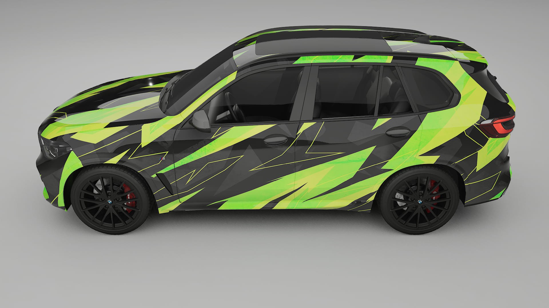 BMW X5 G05 M-Sport NINJA TURTLES – Designový Wrap PPF Fólie na auto - tisknutelný polyuretan