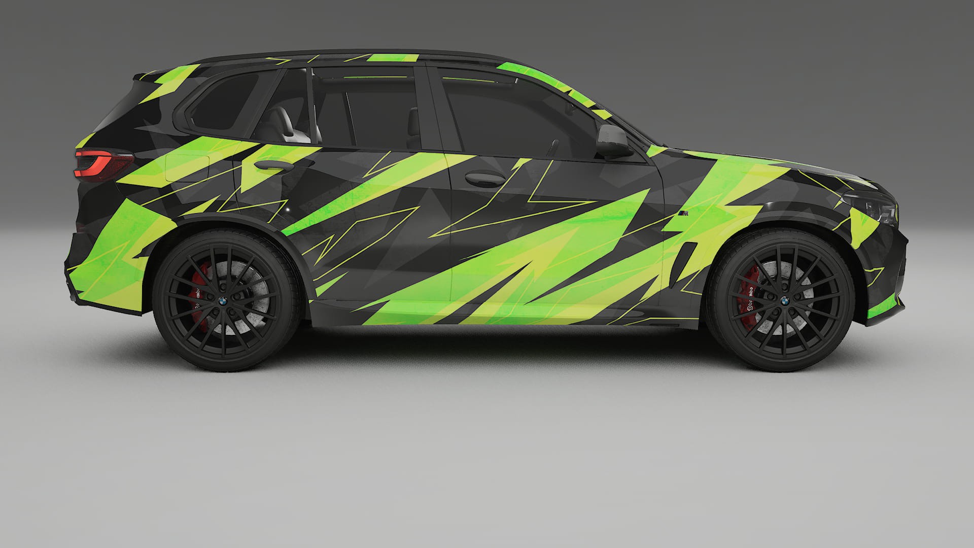 BMW X5 G05 M-Sport NINJA TURTLES – Designový Wrap PPF Fólie na auto - tisknutelný polyuretan