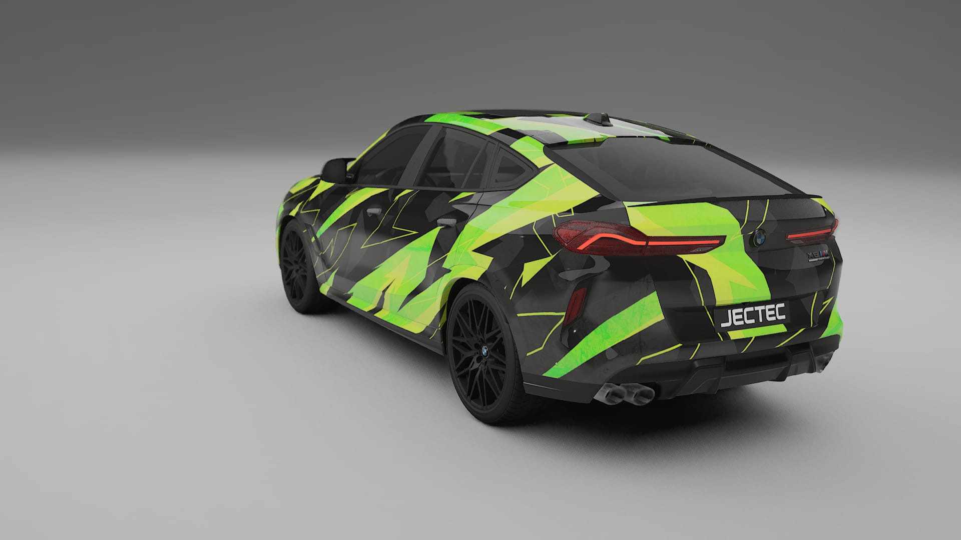 BMW X6 F96 Competition NINJA TURTLES – Designový Wrap PPF Fólie na auto - tisknutelný polyuretan