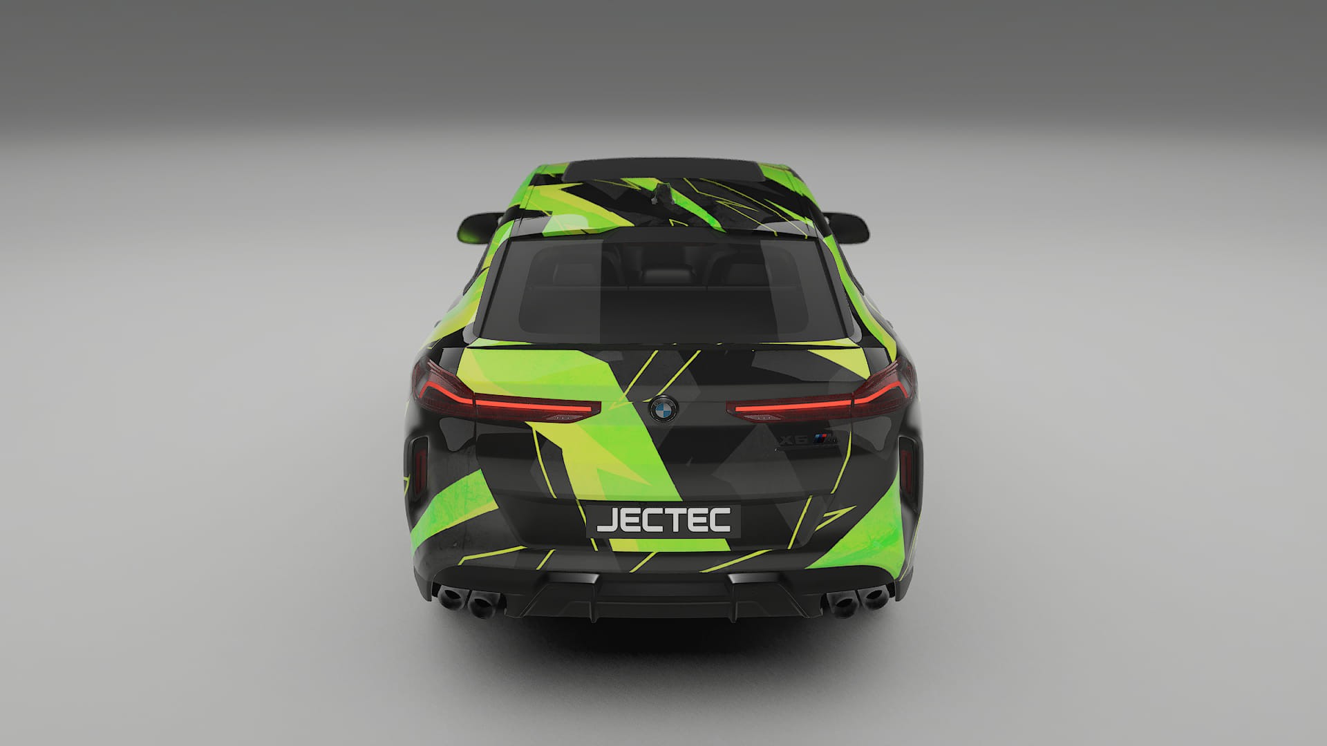 BMW X6 F96 Competition NINJA TURTLES – Designový Wrap PPF Fólie na auto - tisknutelný polyuretan
