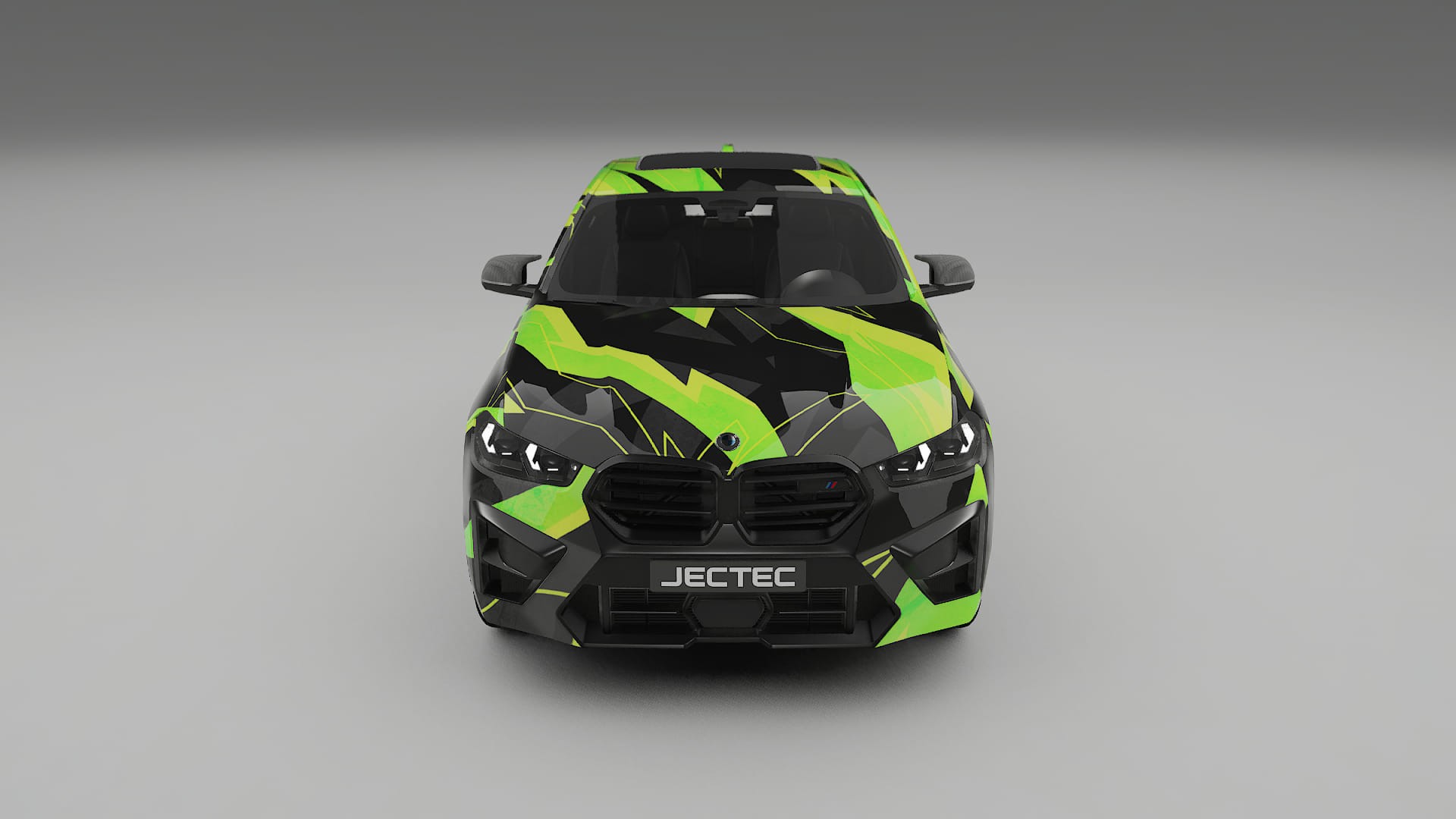 BMW X6 F96 Competition NINJA TURTLES – Designový Wrap PPF Fólie na auto - tisknutelný polyuretan
