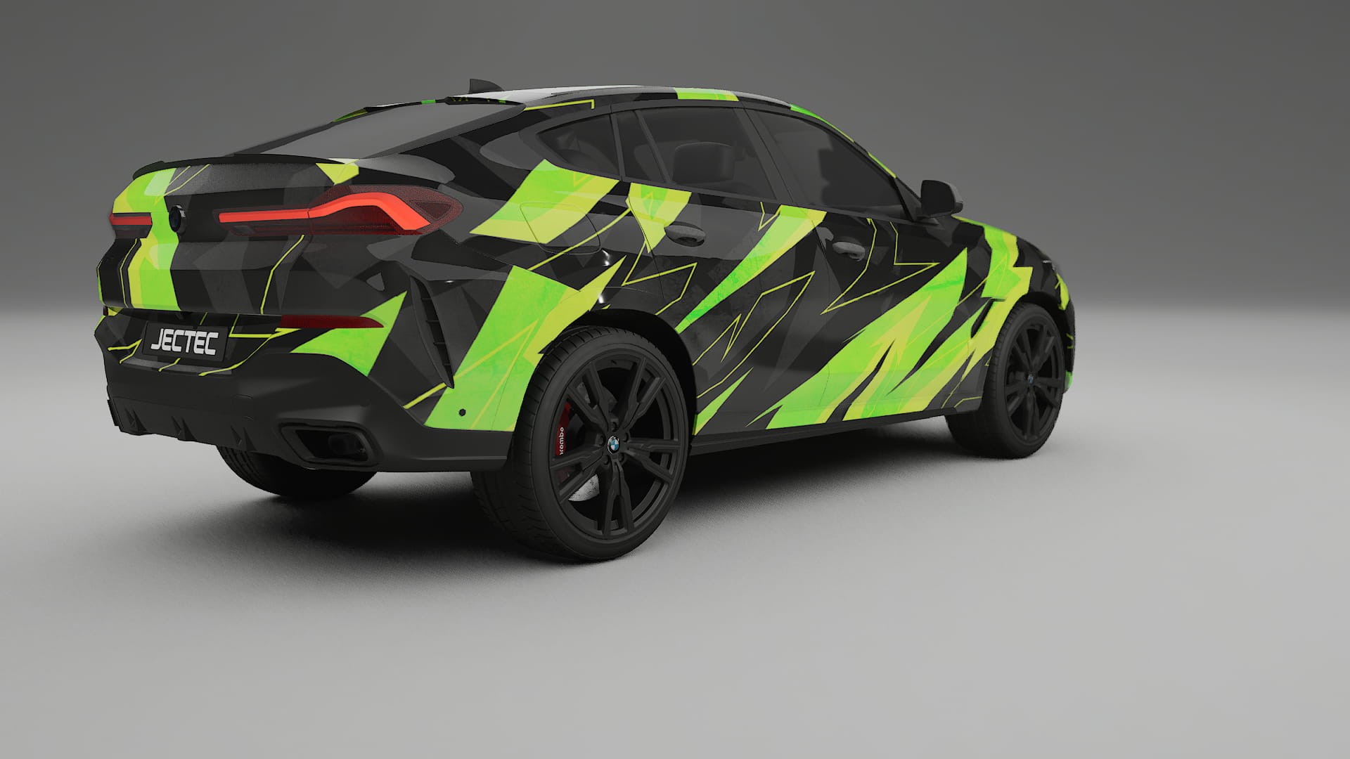 BMW X6 G06 F96 NINJA TURTLES – Designový Wrap PPF Fólie na auto - tisknutelný polyuretan