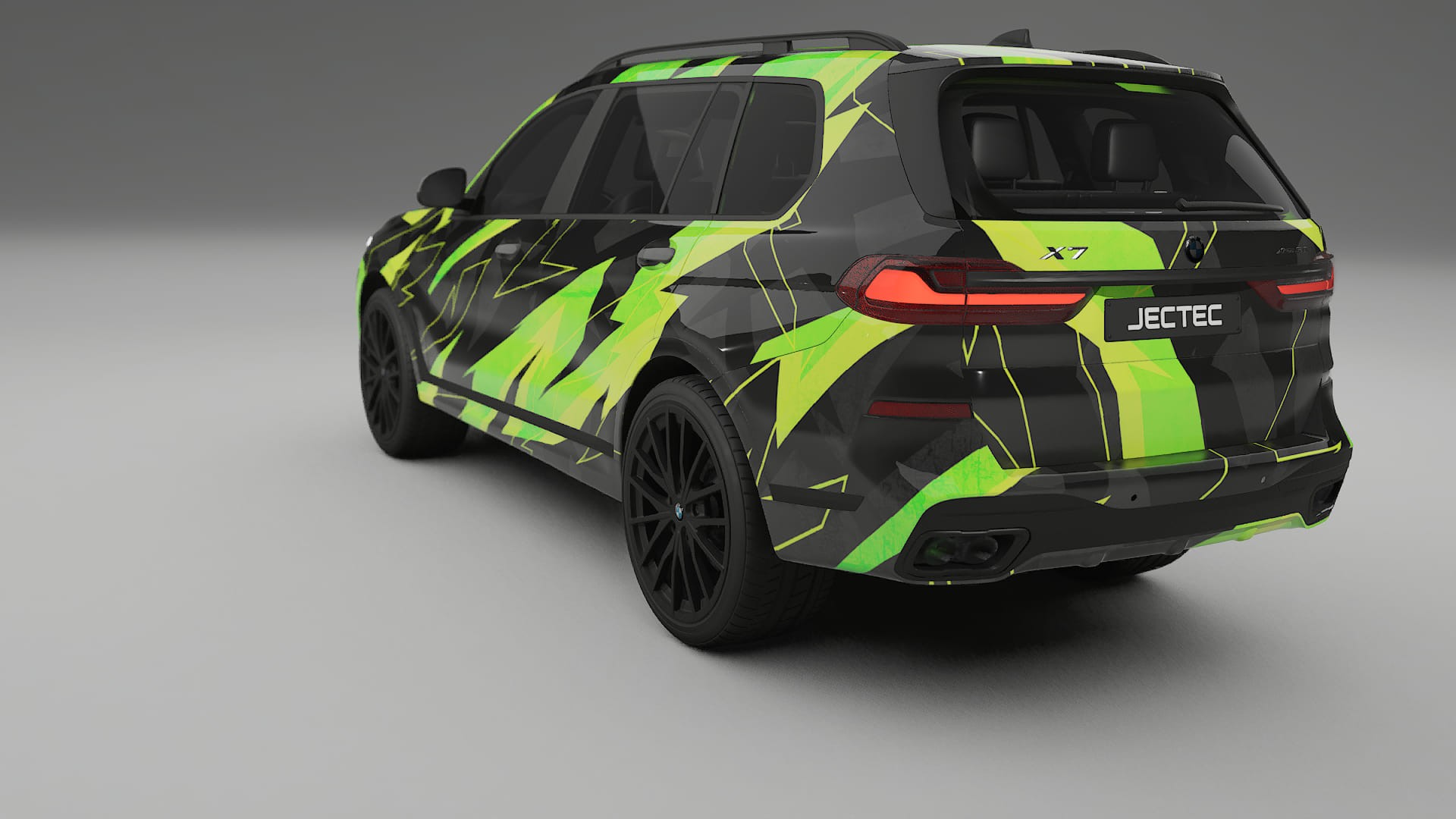 BMW X7 M G07 NINJA TURTLES – Designový Wrap PPF Fólie na auto - tisknutelný polyuretan