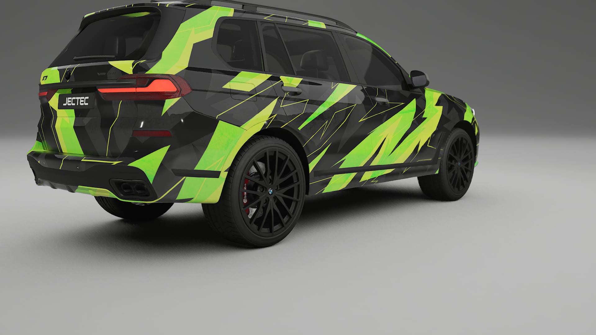 BMW X7 M G07 NINJA TURTLES – Designový Wrap PPF Fólie na auto - tisknutelný polyuretan