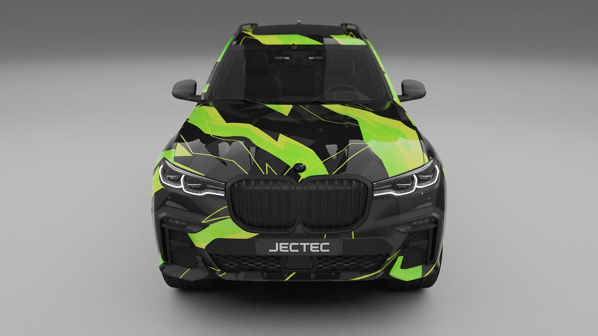 BMW X7 M G07 NINJA TURTLES – Designový Wrap PPF Fólie na auto - tisknutelný polyuretan