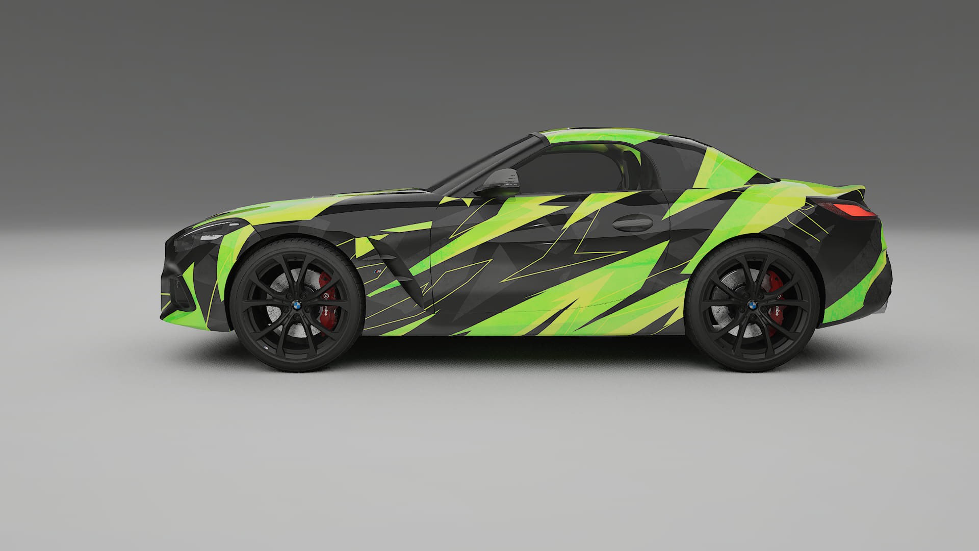 BMW Z4 G29 NINJA TURTLES – Designový Wrap PPF Fólie na auto - tisknutelný polyuretan