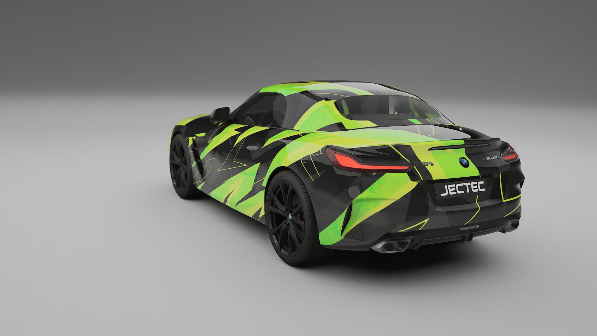 BMW Z4 G29 NINJA TURTLES – Designový Wrap PPF Fólie na auto - tisknutelný polyuretan