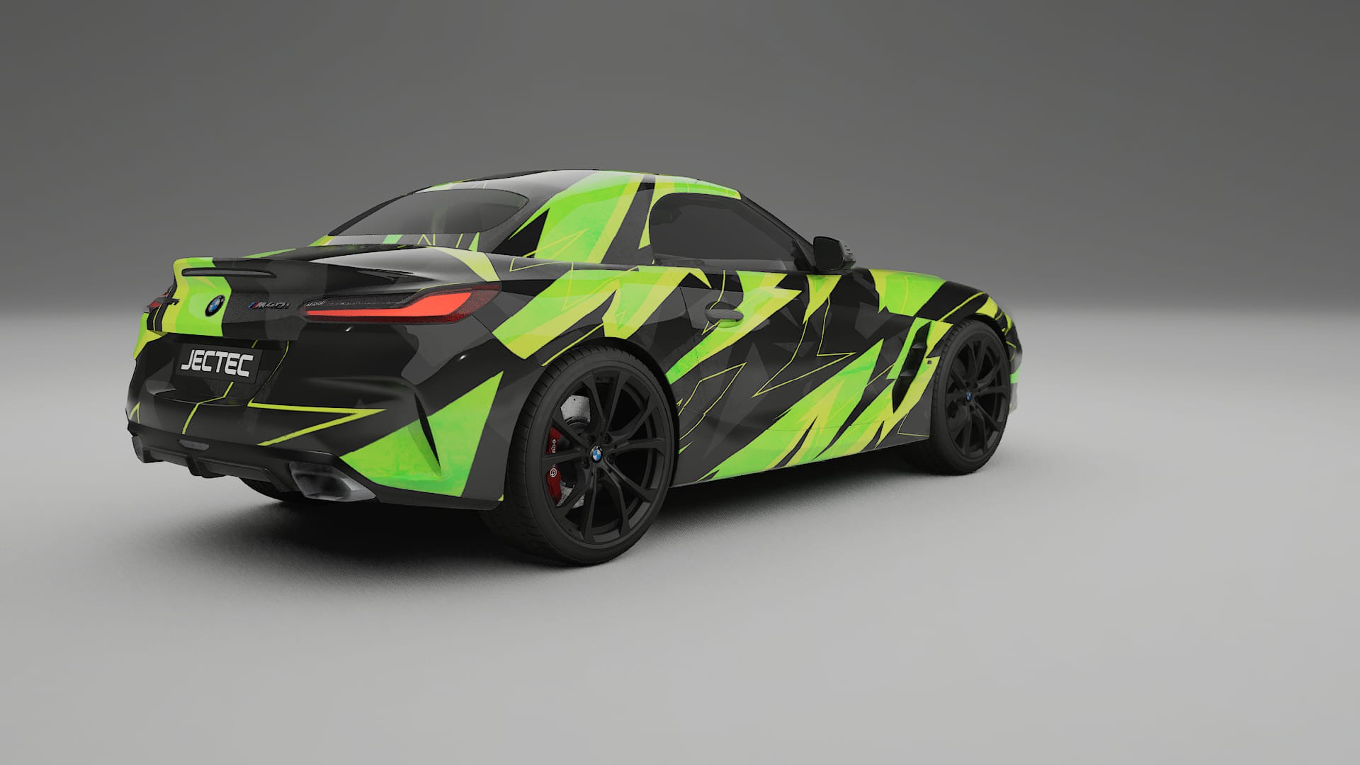 BMW Z4 G29 NINJA TURTLES – Designový Wrap PPF Fólie na auto - tisknutelný polyuretan
