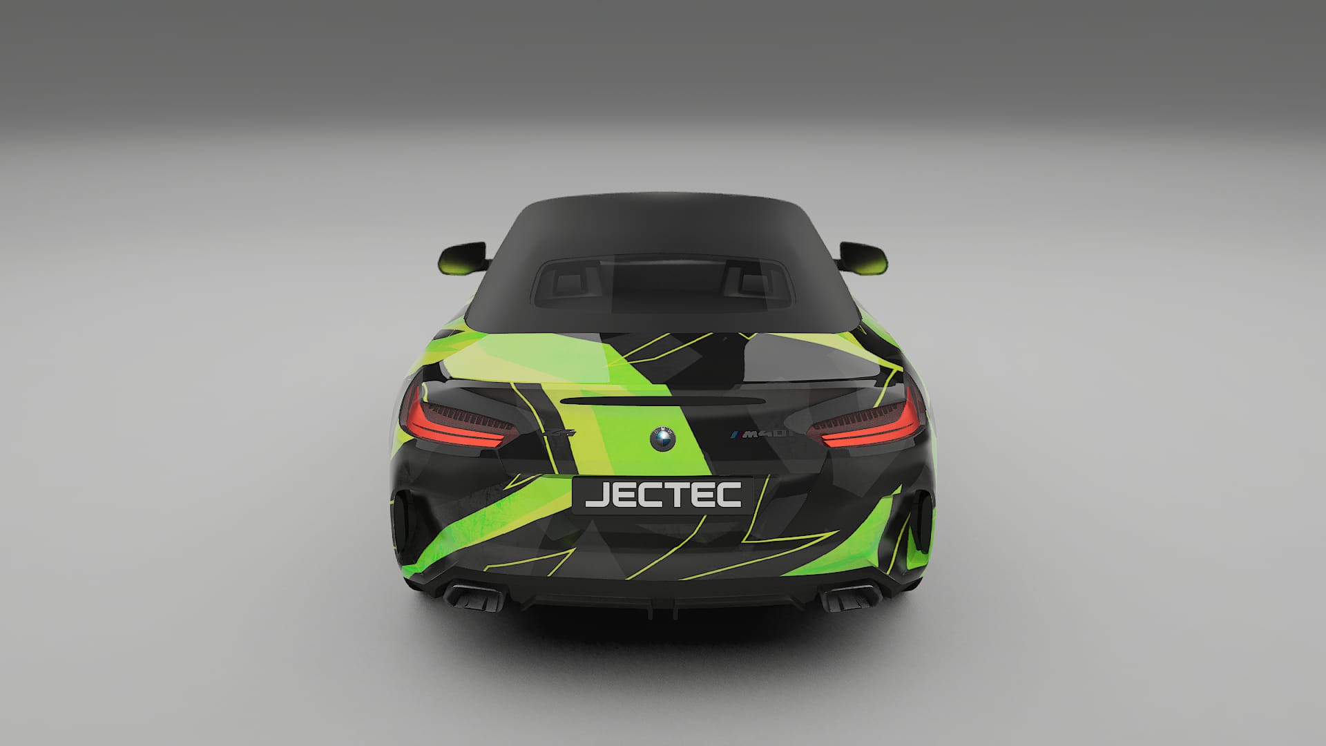 BMW Z4 G29 M40i First edition roadster NINJA TURTLES – Designový Wrap PPF Fólie na auto - tisknutelný polyuretan