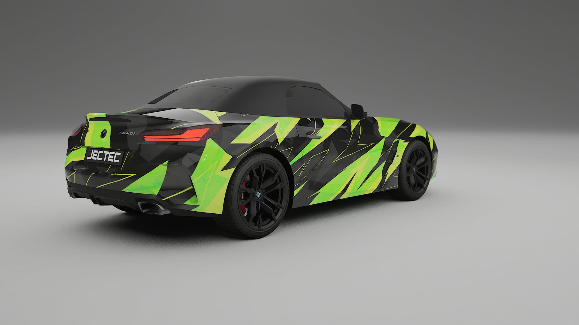 BMW Z4 G29 M40i First edition roadster NINJA TURTLES – Designový Wrap PPF Fólie na auto - tisknutelný polyuretan