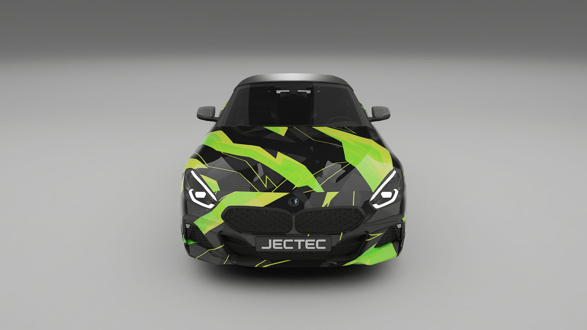 BMW Z4 G29 M40i First edition roadster NINJA TURTLES – Designový Wrap PPF Fólie na auto - tisknutelný polyuretan
