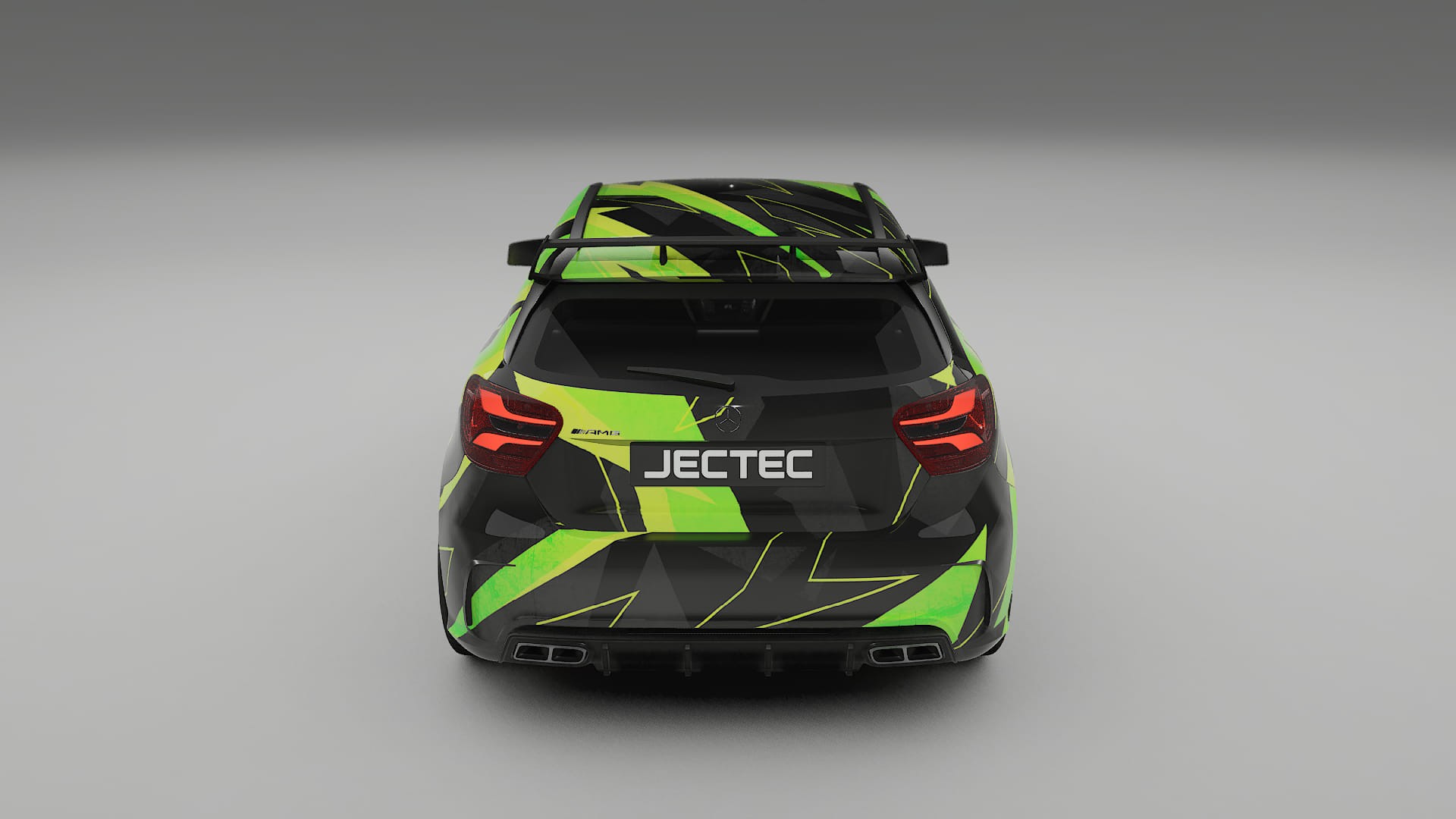 Mercedes A45 AMG W176 NINJA TURTLES – Designový Wrap PPF Fólie na auto - tisknutelný polyuretan