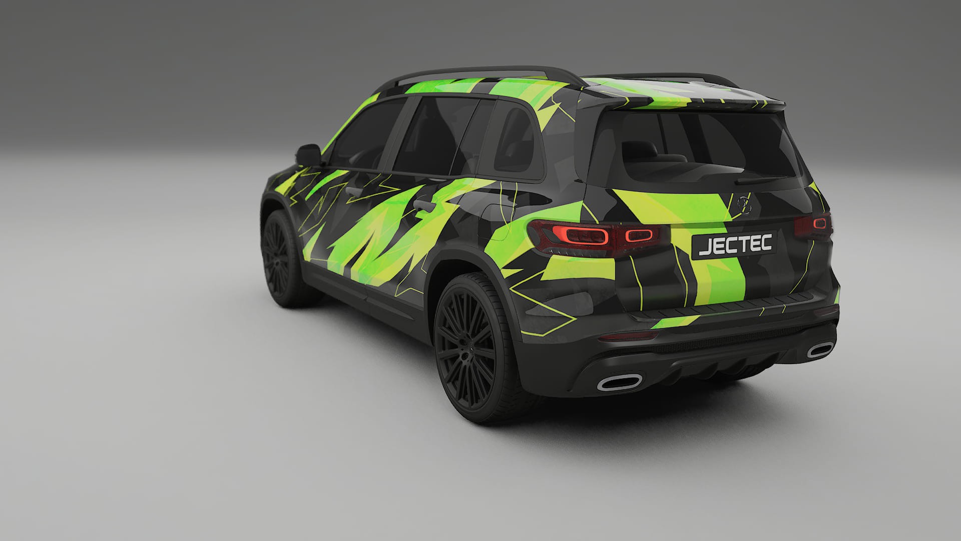 Mercedes AMG GLB NINJA TURTLES – Designový Wrap PPF Fólie na auto - tisknutelný polyuretan