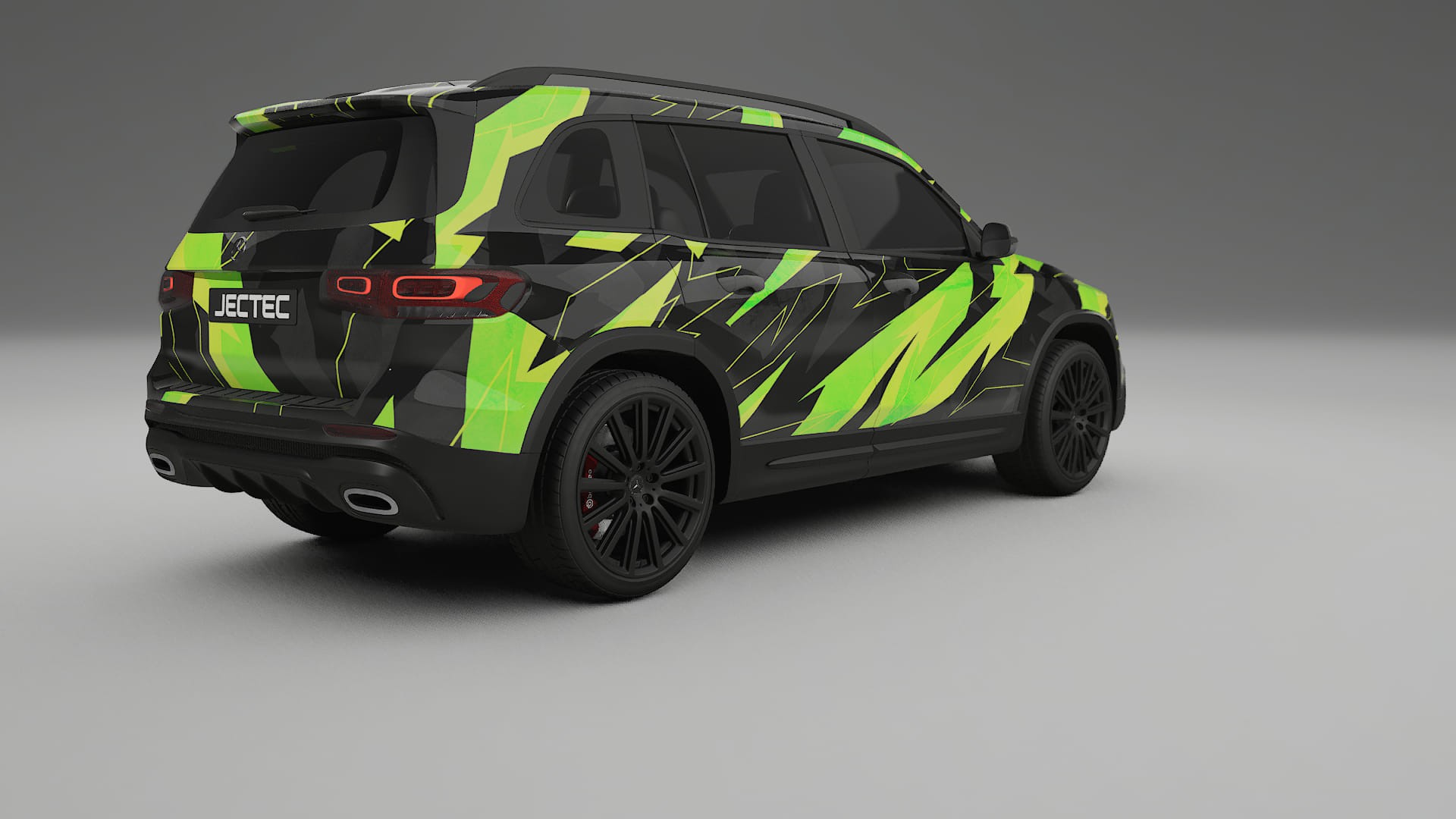 Mercedes AMG GLB NINJA TURTLES – Designový Wrap PPF Fólie na auto - tisknutelný polyuretan