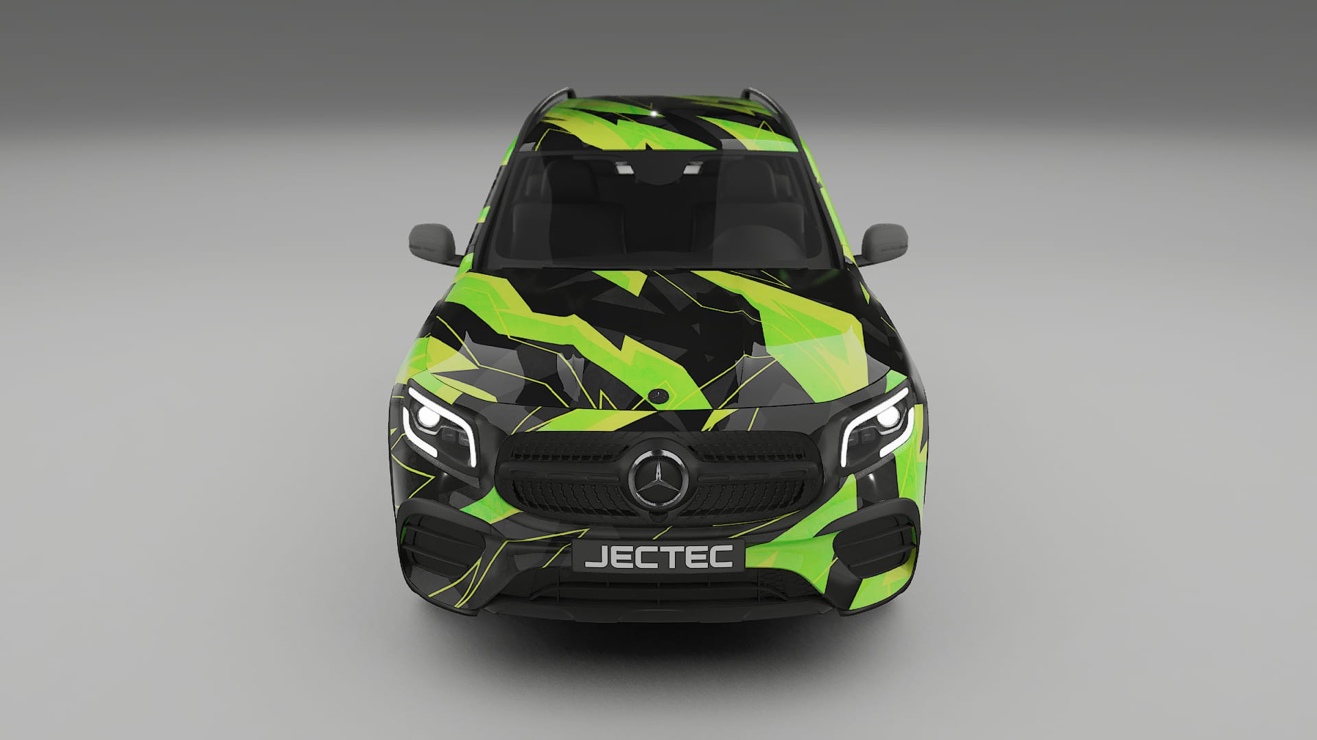 Mercedes AMG GLB NINJA TURTLES – Designový Wrap PPF Fólie na auto - tisknutelný polyuretan