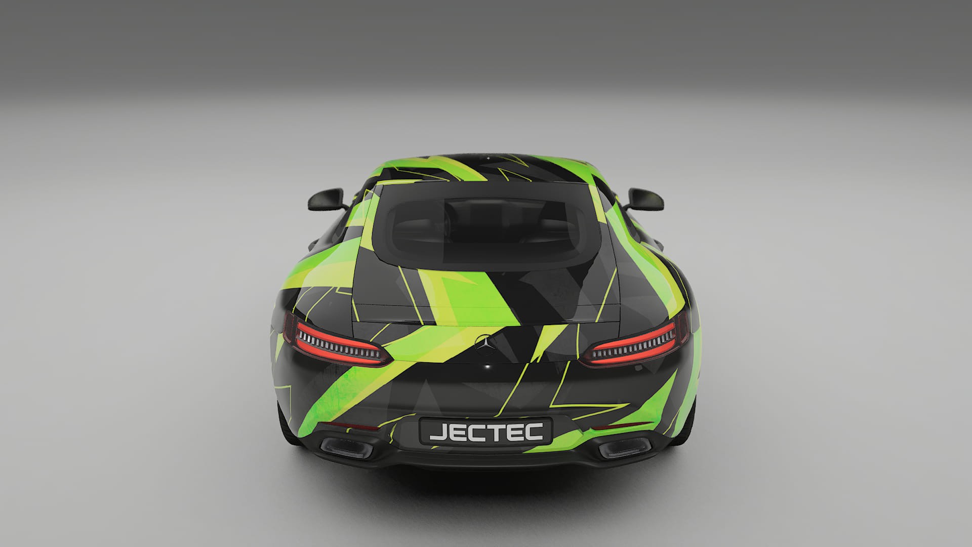 Mercedes AMG GT C190 Coupe NINJA TURTLES – Designový Wrap PPF Fólie na auto - tisknutelný polyuretan