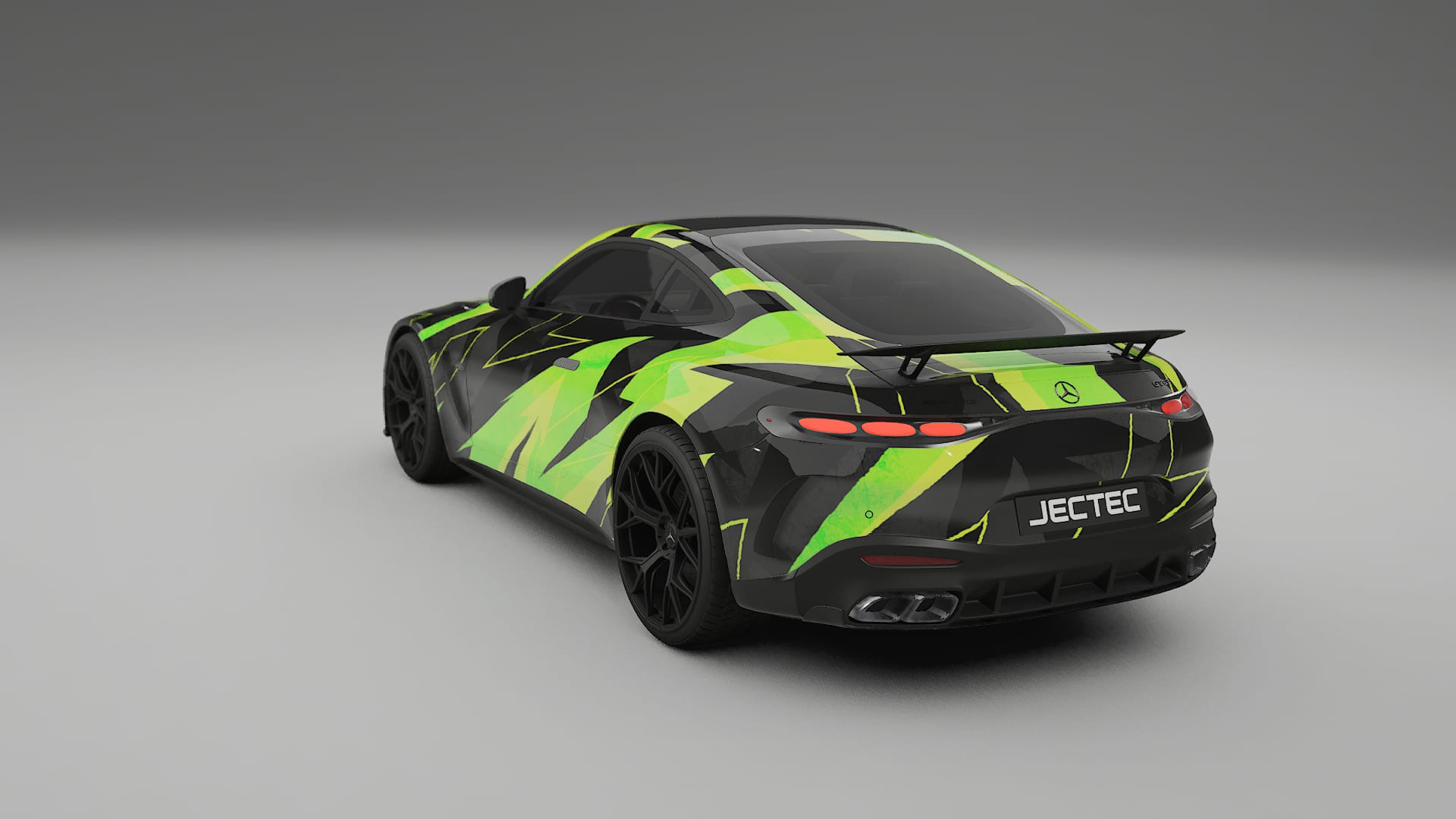 Mercedes AMG GT Coupe C192 NINJA TURTLES – Designový Wrap PPF Fólie na auto - tisknutelný polyuretan