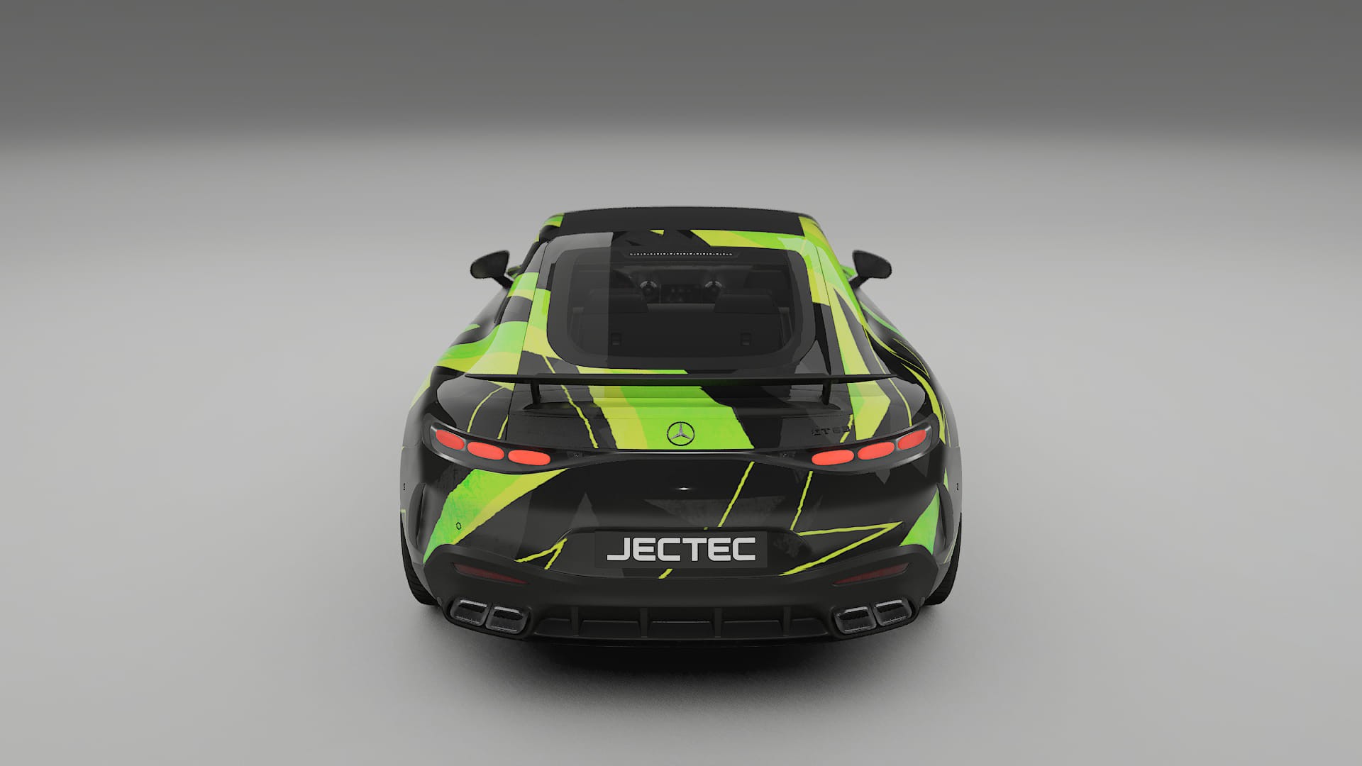 Mercedes AMG GT Coupe C192 NINJA TURTLES – Designový Wrap PPF Fólie na auto - tisknutelný polyuretan