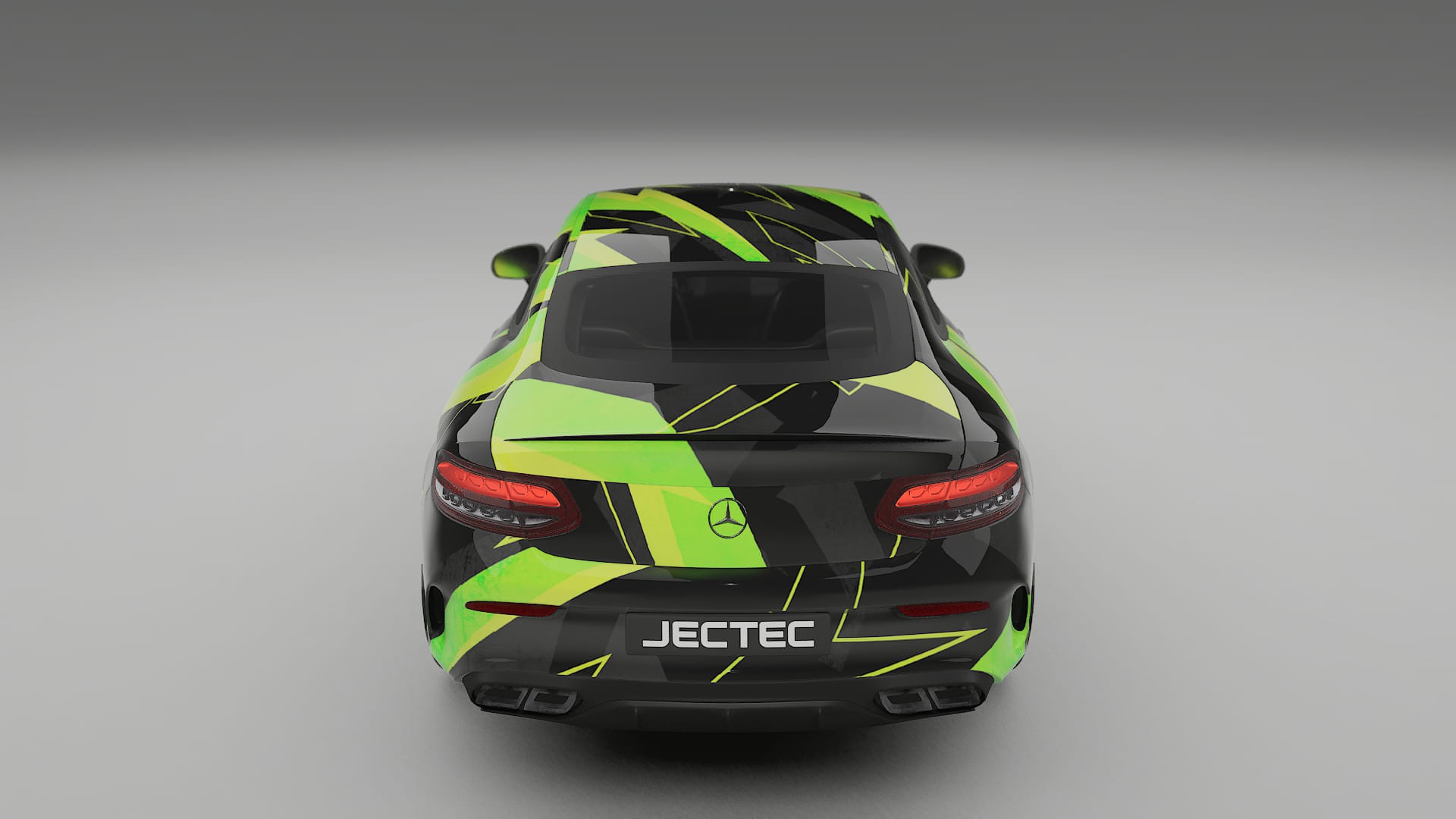 Mercedes C63 AMG W205 Coupe NINJA TURTLES – Designový Wrap PPF Fólie na auto - tisknutelný polyuretan