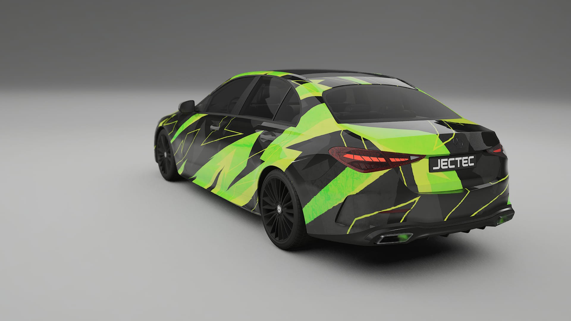 Mercedes C-class W206 NINJA TURTLES – Designový Wrap PPF Fólie na auto - tisknutelný polyuretan
