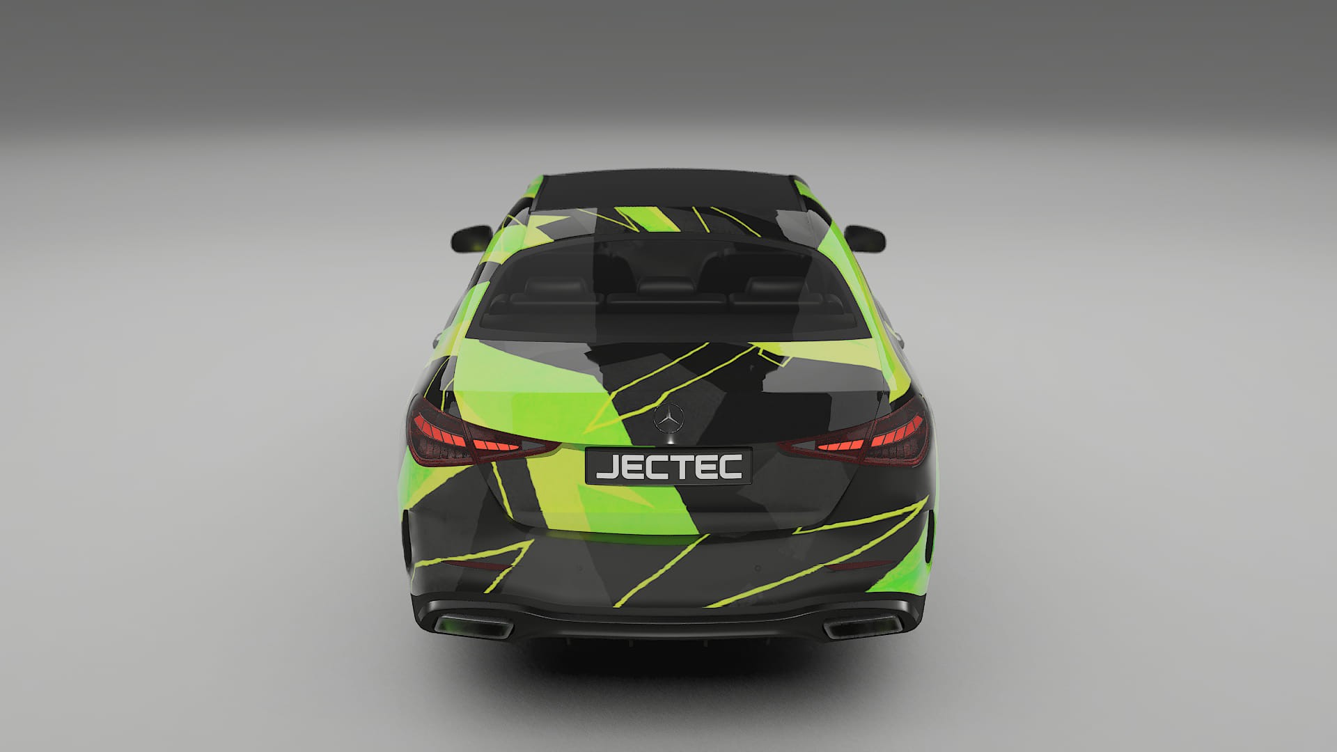 Mercedes C-class W206 NINJA TURTLES – Designový Wrap PPF Fólie na auto - tisknutelný polyuretan