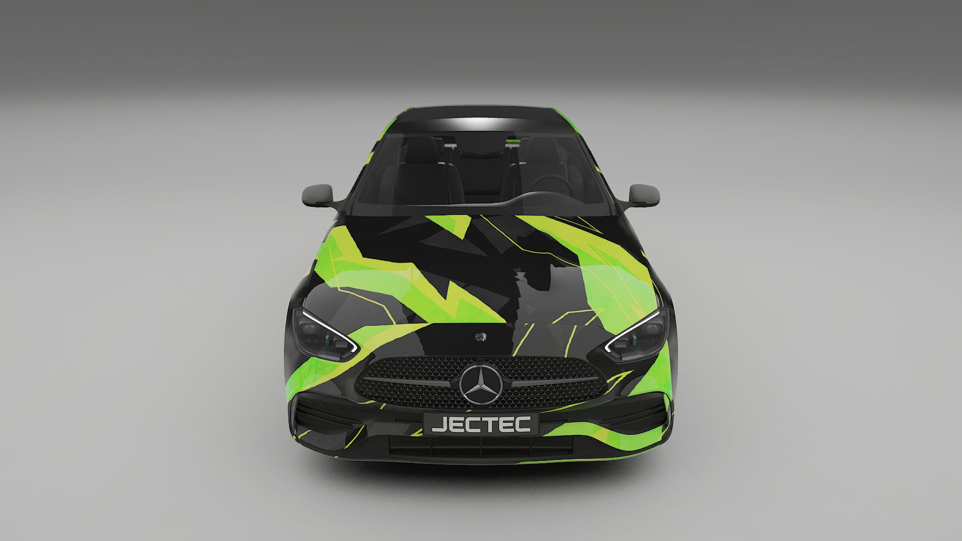 Mercedes C-class W206 NINJA TURTLES – Designový Wrap PPF Fólie na auto - tisknutelný polyuretan