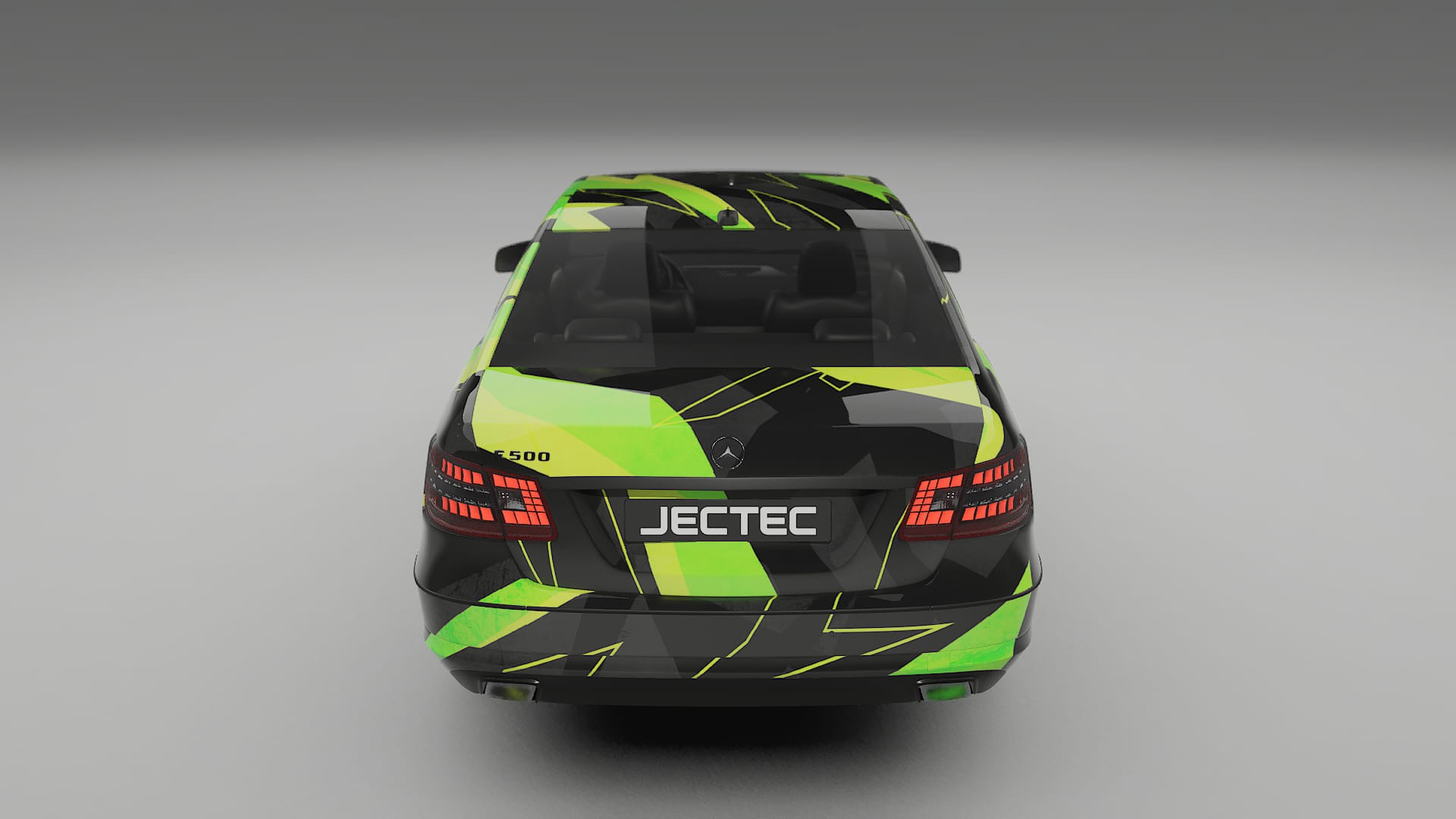 Mercedes E-class Sedan W212 Prefacelift NINJA TURTLES – Designový Wrap PPF Fólie na auto - tisknutelný polyuretan