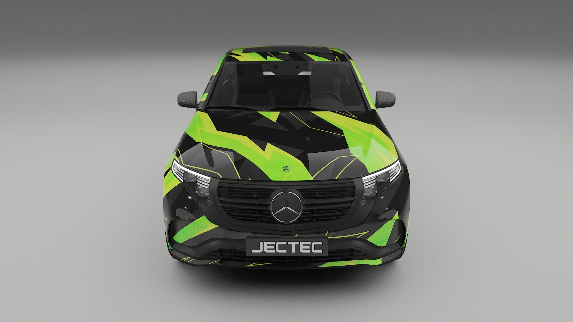 Mercedes EQC AMG NINJA TURTLES – Designový Wrap PPF Fólie na auto - tisknutelný polyuretan