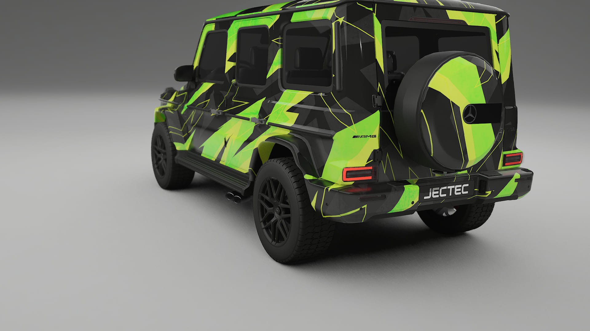 Mercedes G63 AMG W463A NINJA TURTLES – Designový Wrap PPF Fólie na auto - tisknutelný polyuretan