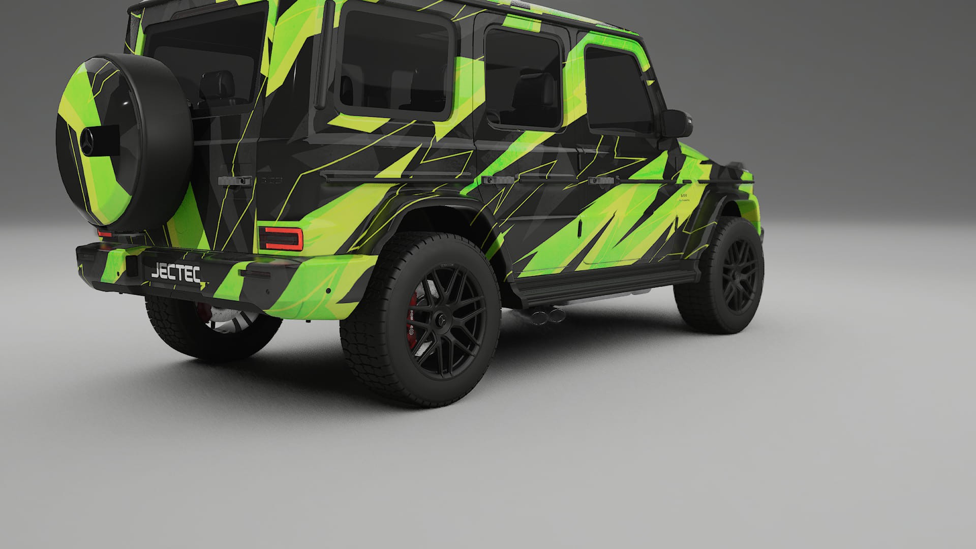 Mercedes G63 AMG W463A NINJA TURTLES – Designový Wrap PPF Fólie na auto - tisknutelný polyuretan