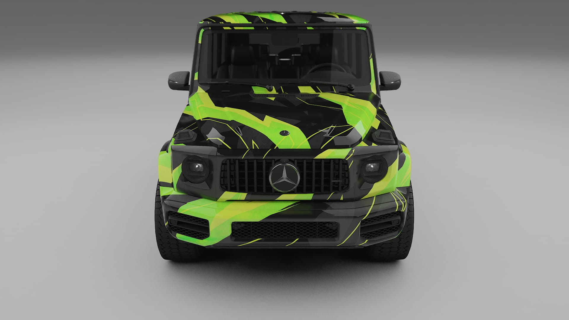 Mercedes G63 AMG W463A NINJA TURTLES – Designový Wrap PPF Fólie na auto - tisknutelný polyuretan