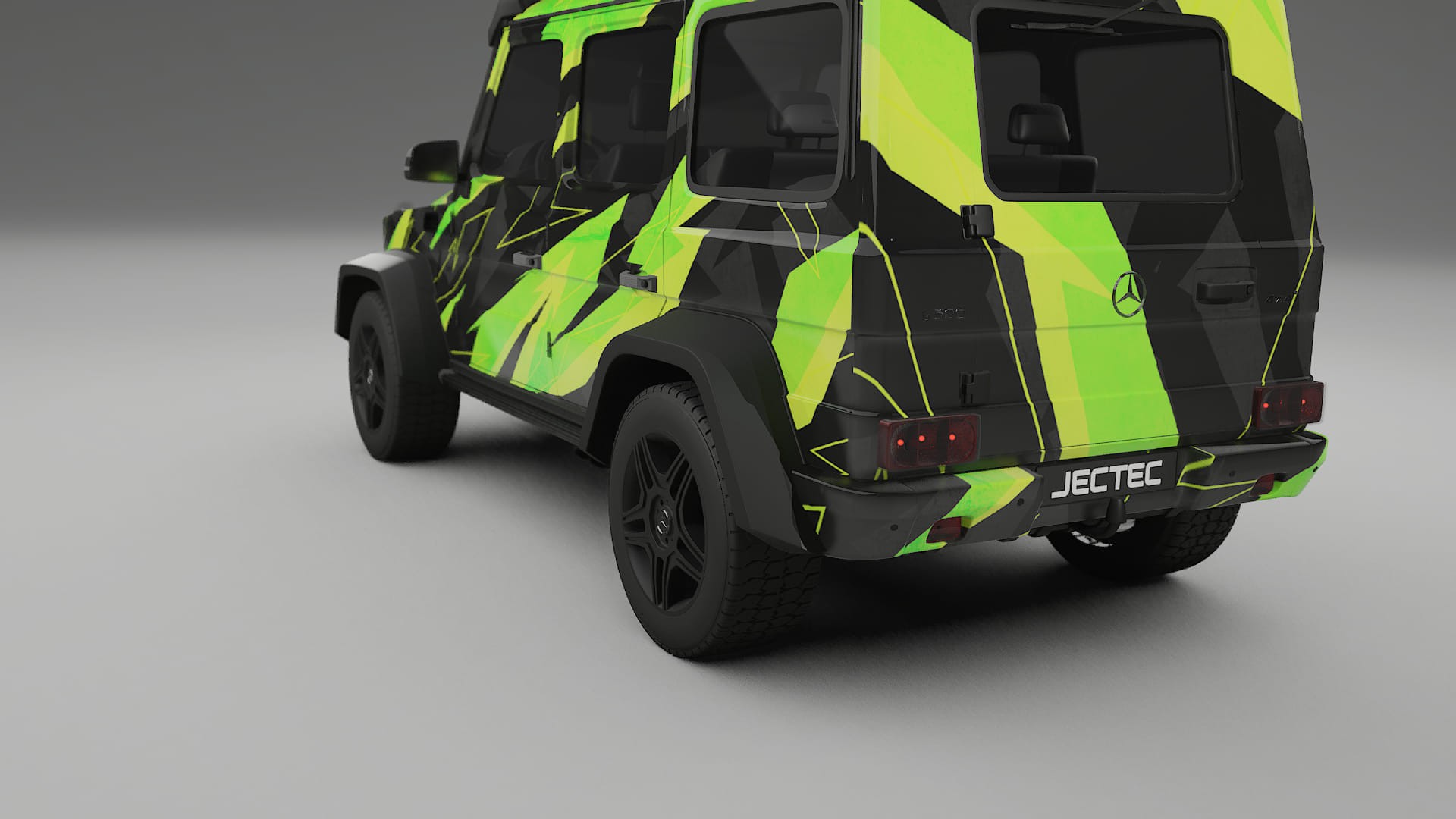 Mercedes G-class 4x4 W463 NINJA TURTLES – Designový Wrap PPF Fólie na auto - tisknutelný polyuretan