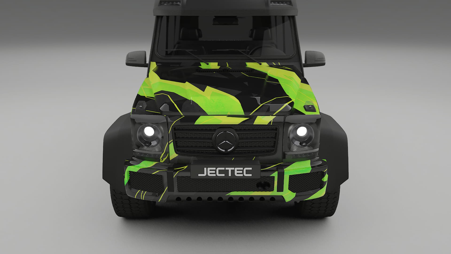 Mercedes G-class 4x4 W463 NINJA TURTLES – Designový Wrap PPF Fólie na auto - tisknutelný polyuretan