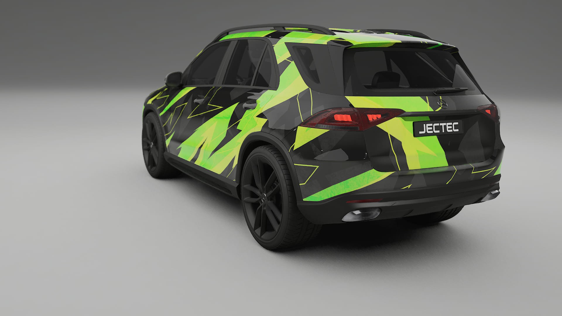 Mercedes GLE W167 NINJA TURTLES – Designový Wrap PPF Fólie na auto - tisknutelný polyuretan