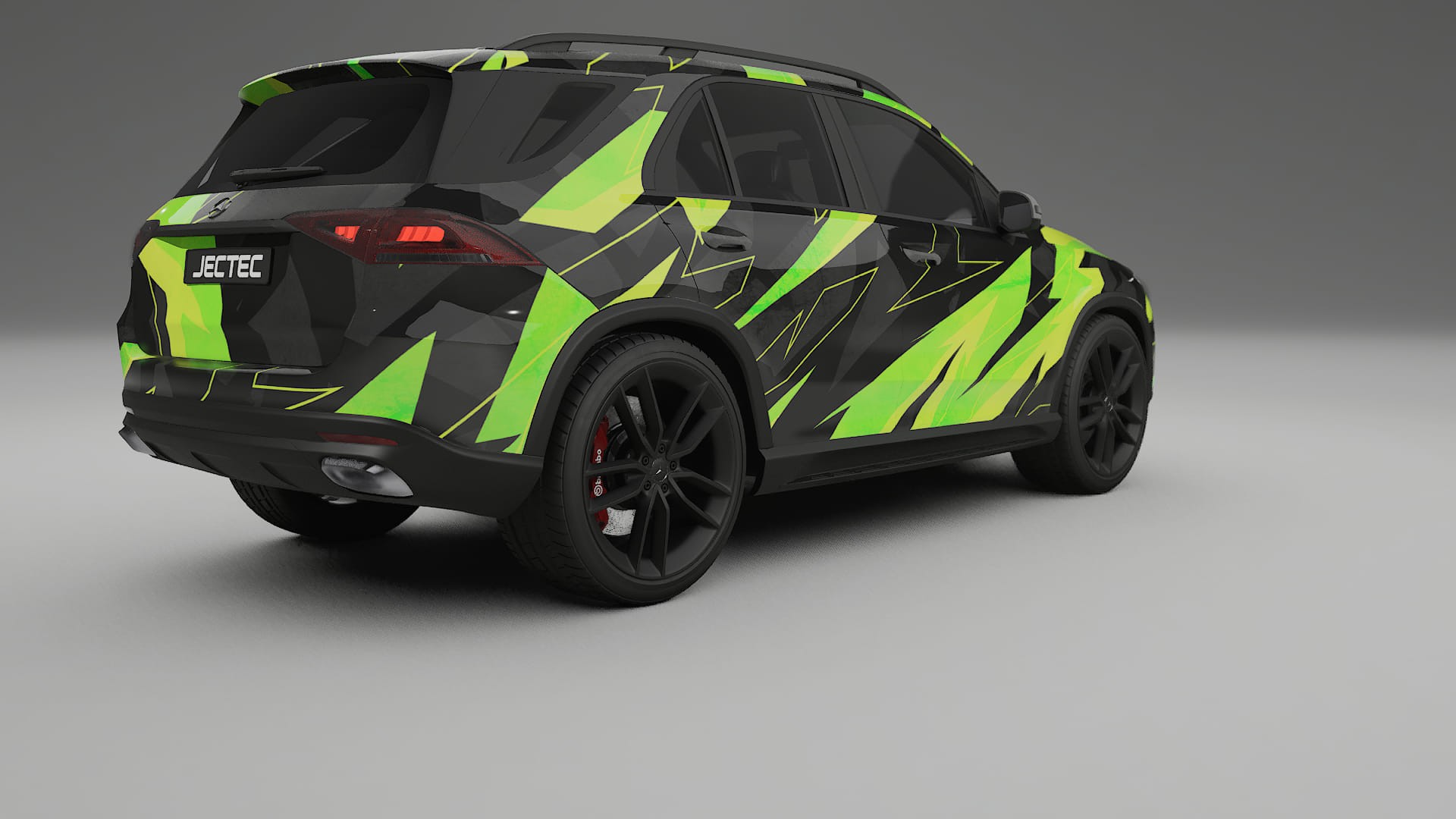 Mercedes GLE W167 NINJA TURTLES – Designový Wrap PPF Fólie na auto - tisknutelný polyuretan