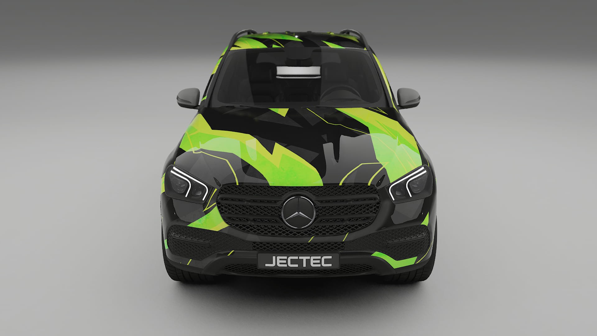 Mercedes GLE W167 NINJA TURTLES – Designový Wrap PPF Fólie na auto - tisknutelný polyuretan