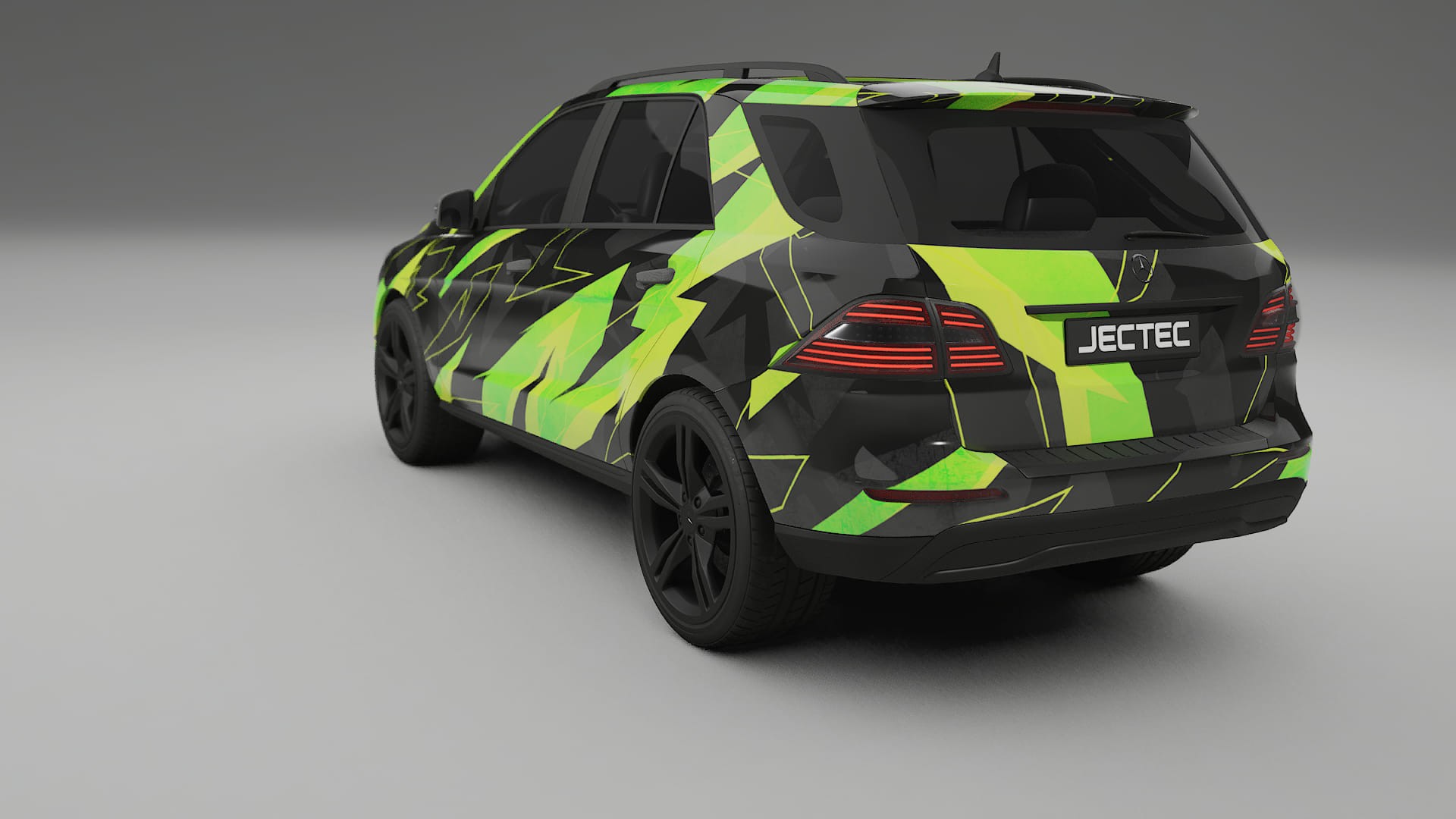 Mercedes M-class W166 NINJA TURTLES – Designový Wrap PPF Fólie na auto - tisknutelný polyuretan