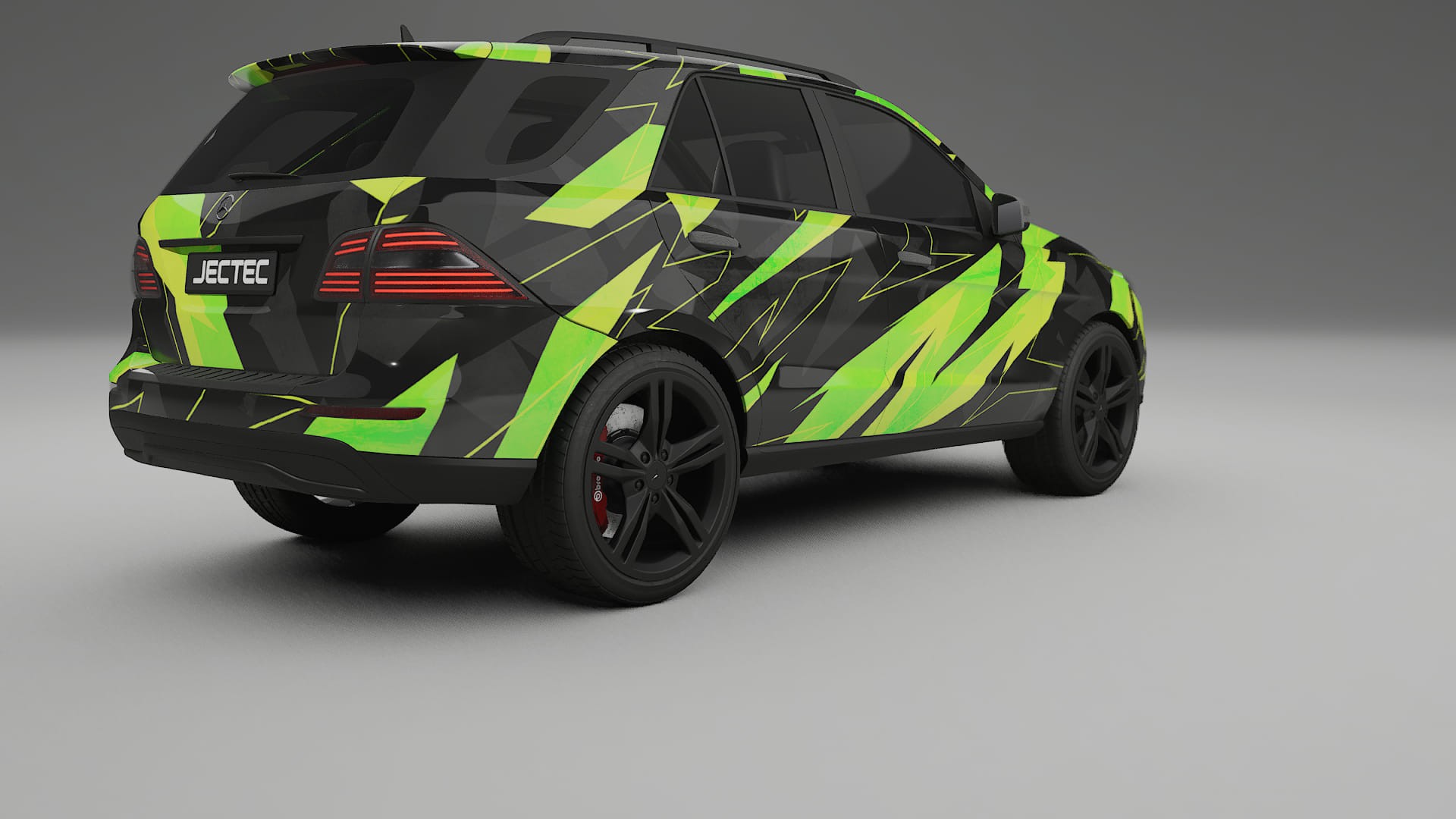Mercedes M-class W166 NINJA TURTLES – Designový Wrap PPF Fólie na auto - tisknutelný polyuretan