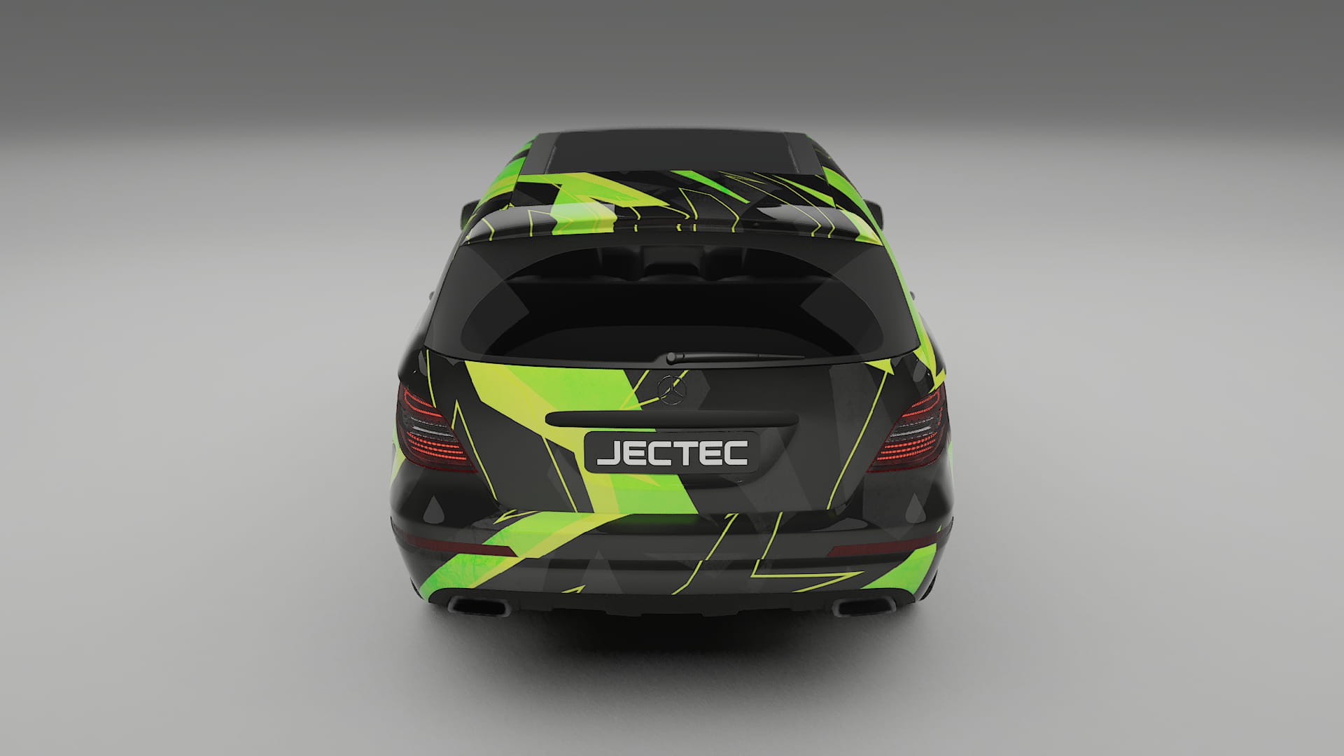 Mercedes R-class W251 facelift NINJA TURTLES – Designový Wrap PPF Fólie na auto - tisknutelný polyuretan