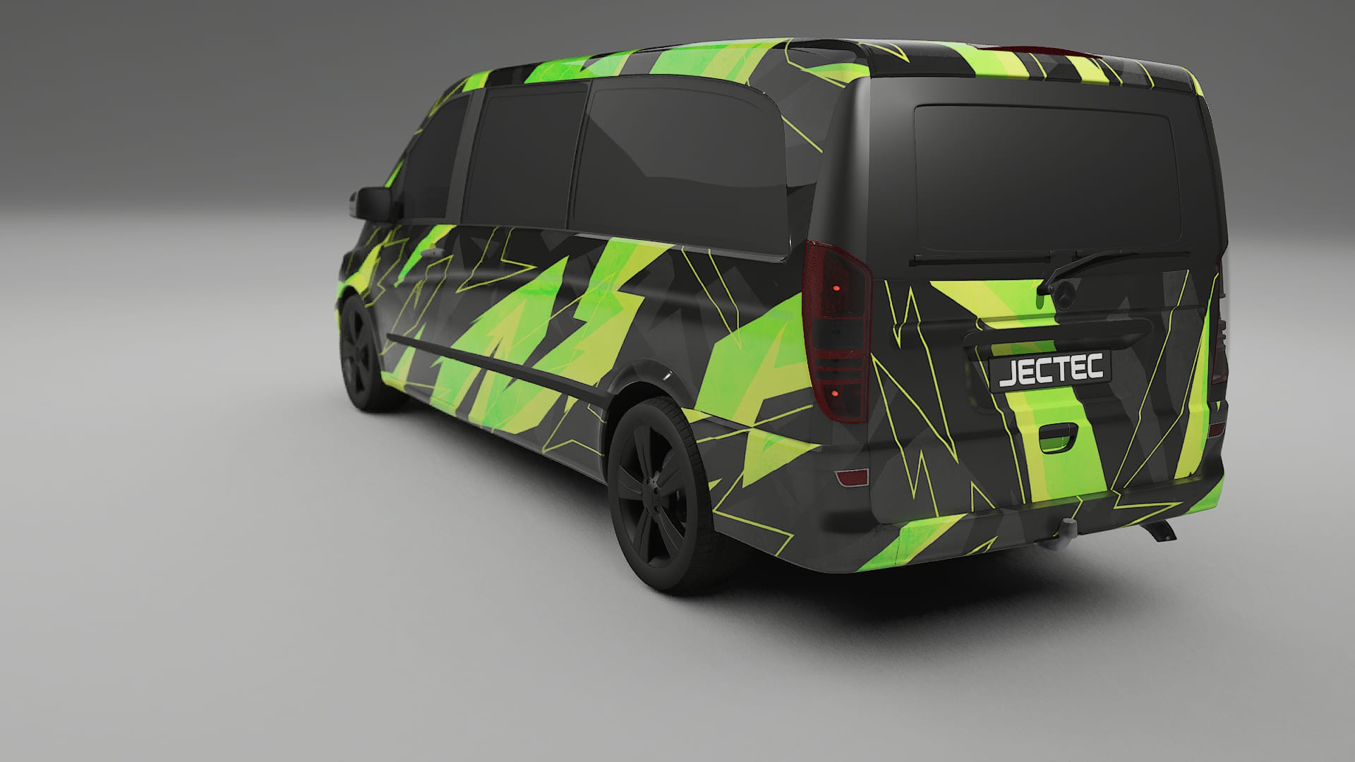 Mercedes Viano Extralong W439 Facelift NINJA TURTLES – Designový Wrap PPF Fólie na auto - tisknutelný polyuretan