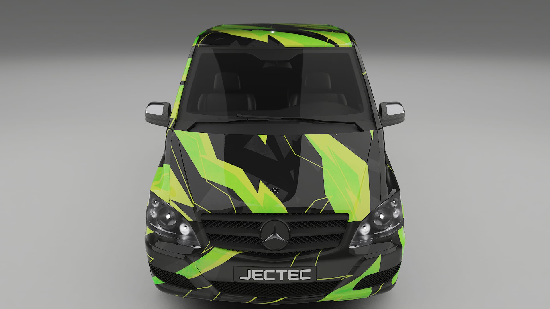 Mercedes Viano Extralong W439 Facelift NINJA TURTLES – Designový Wrap PPF Fólie na auto - tisknutelný polyuretan