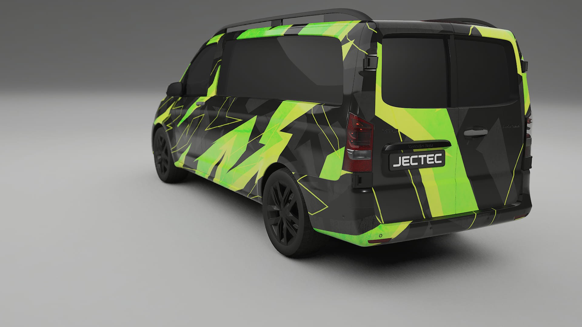 Mercedes Vito Short W447 prefacelift NINJA TURTLES – Designový Wrap PPF Fólie na auto - tisknutelný polyuretan