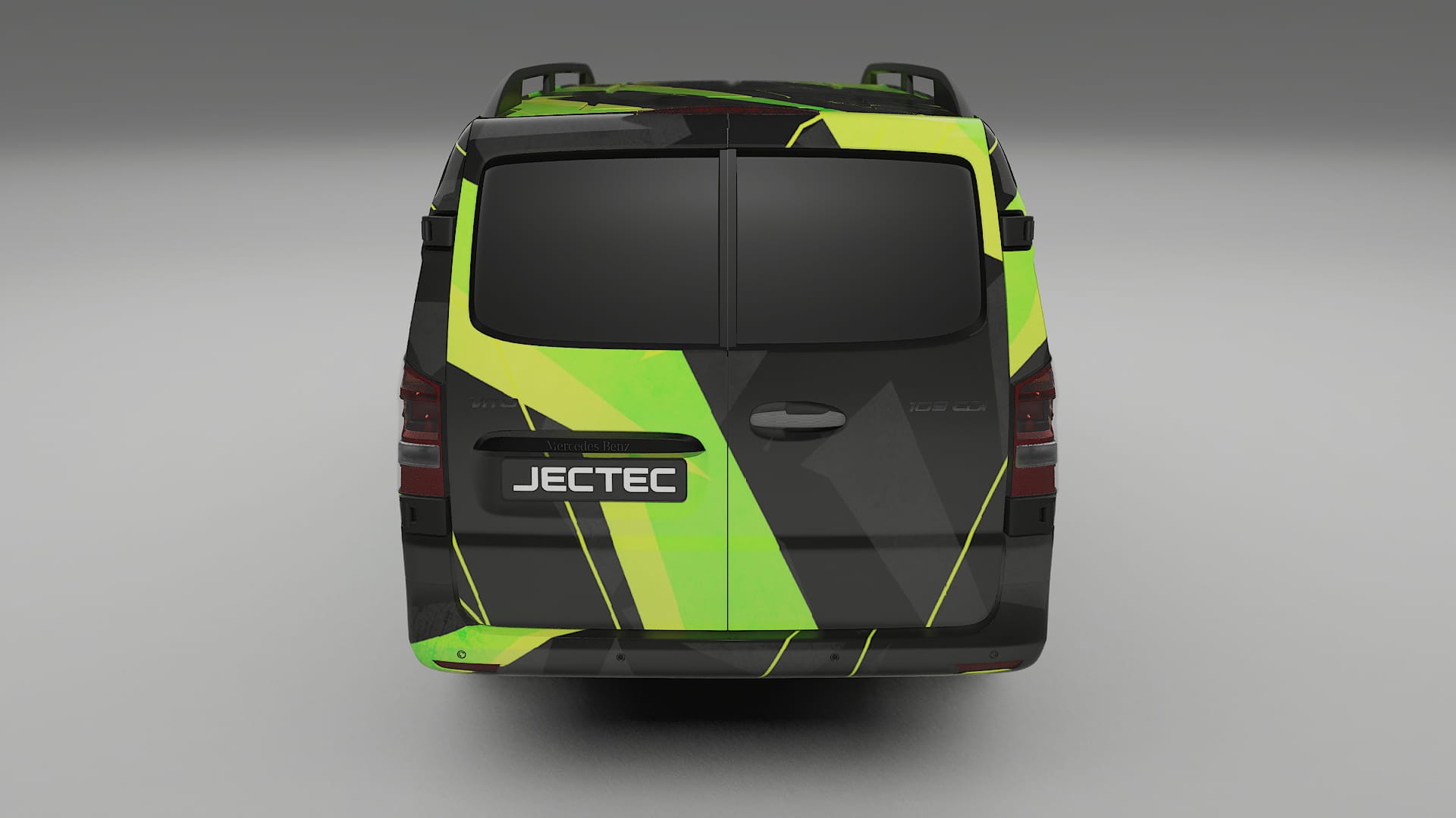 Mercedes Vito Short W447 prefacelift NINJA TURTLES – Designový Wrap PPF Fólie na auto - tisknutelný polyuretan