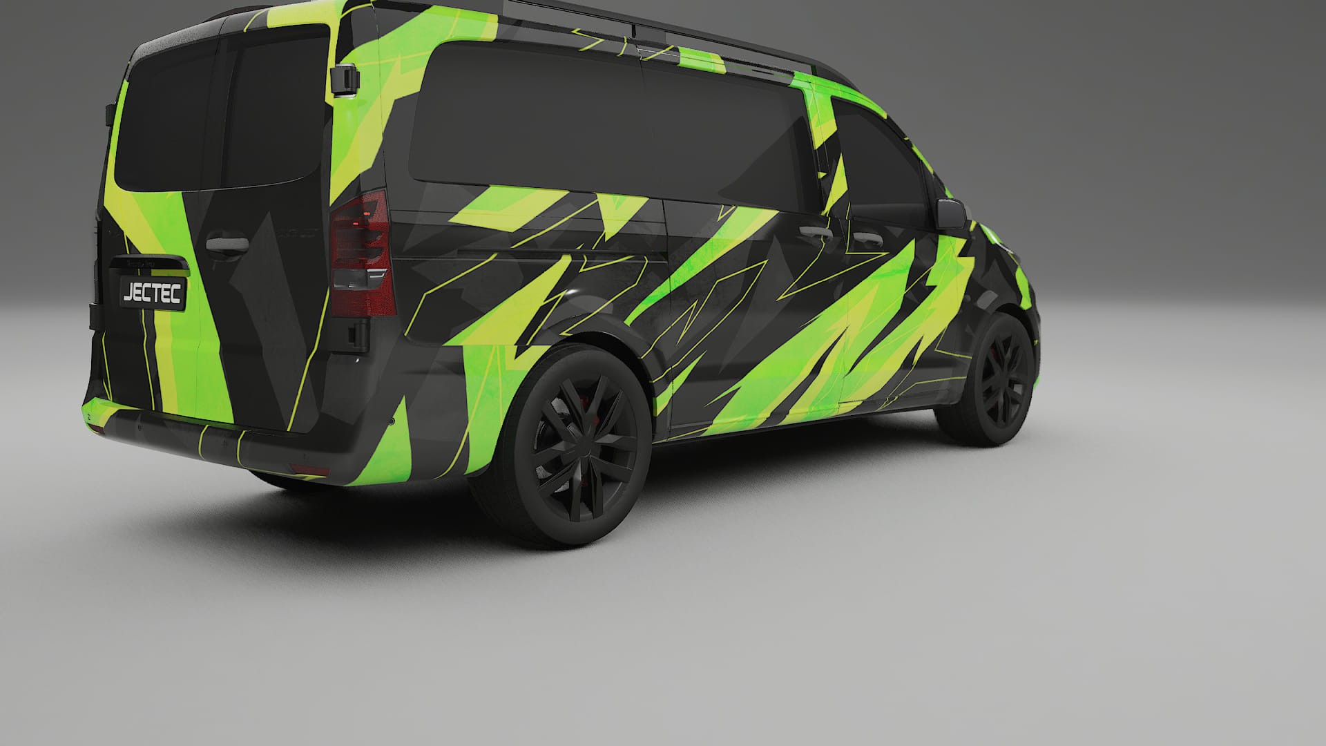 Mercedes Vito Short W447 prefacelift NINJA TURTLES – Designový Wrap PPF Fólie na auto - tisknutelný polyuretan