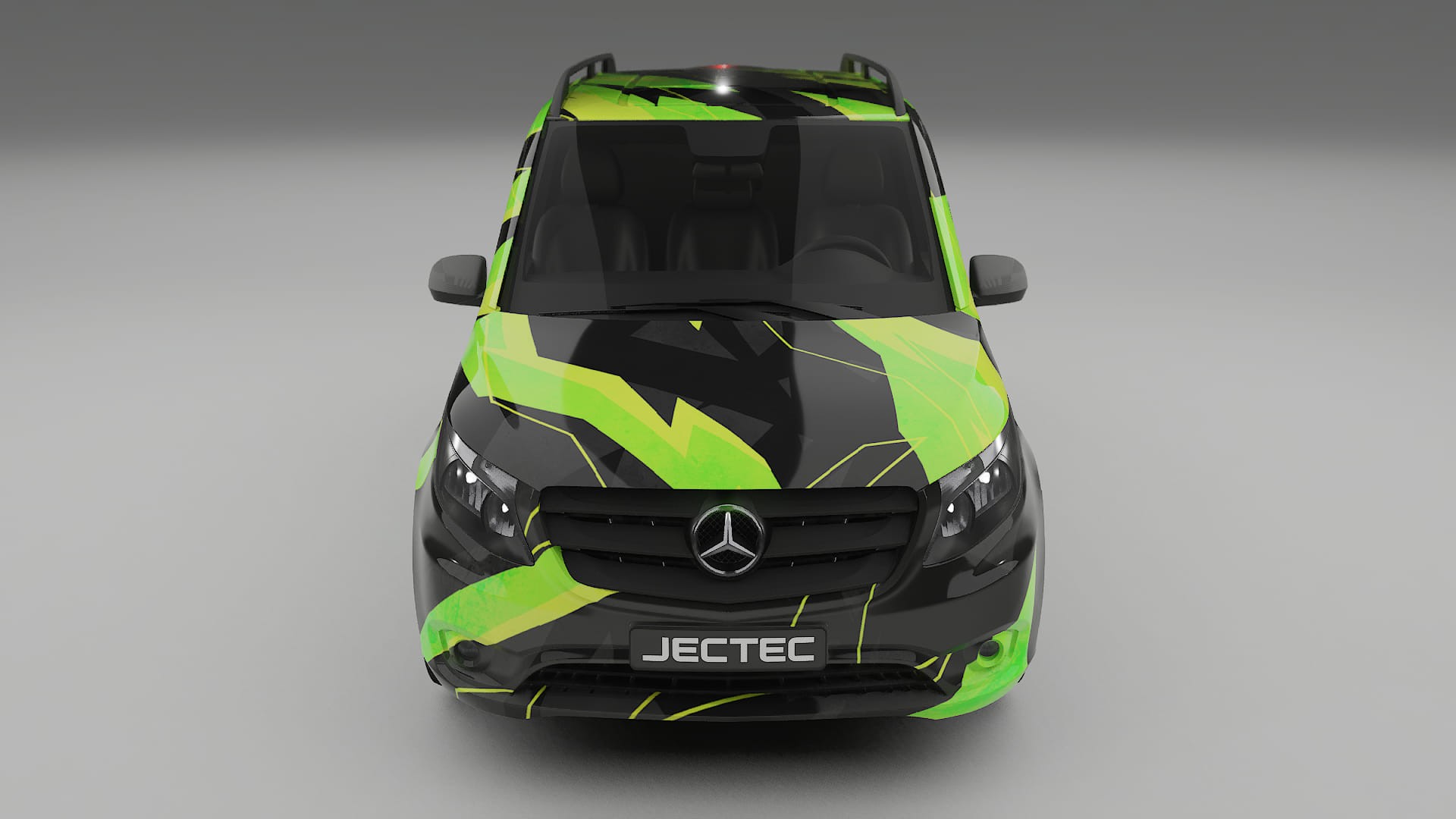 Mercedes Vito Short W447 prefacelift NINJA TURTLES – Designový Wrap PPF Fólie na auto - tisknutelný polyuretan