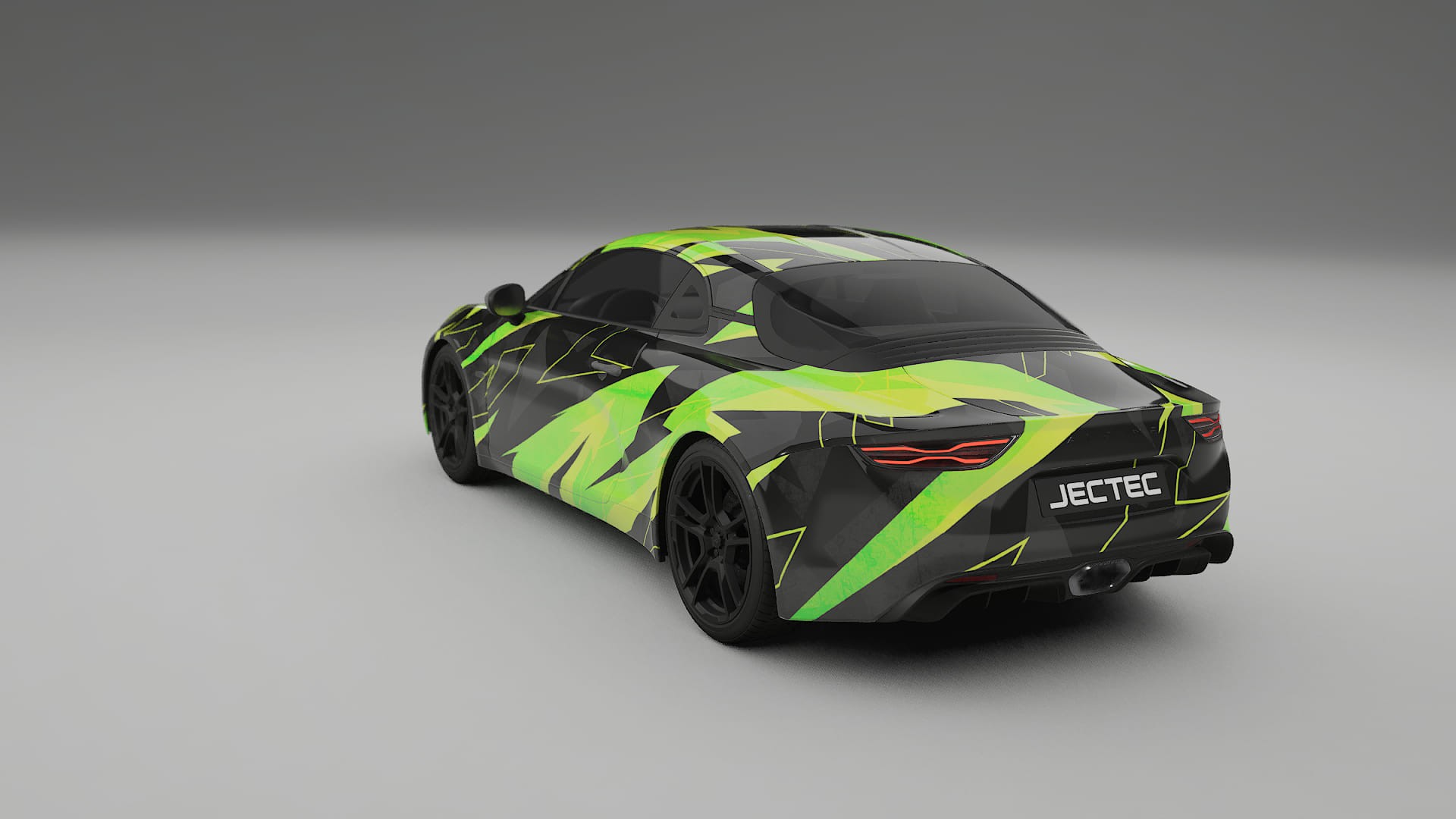 Renault Alpine A110 NINJA TURTLES – Designový Wrap PPF Fólie na auto - tisknutelný polyuretan