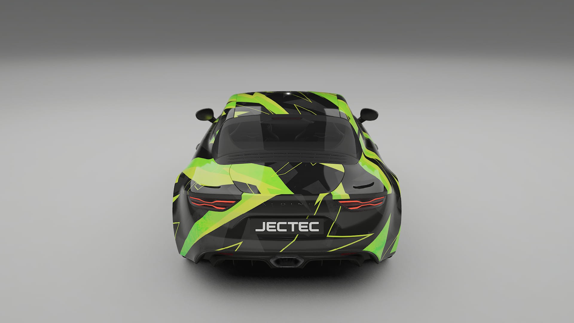 Renault Alpine A110 NINJA TURTLES – Designový Wrap PPF Fólie na auto - tisknutelný polyuretan